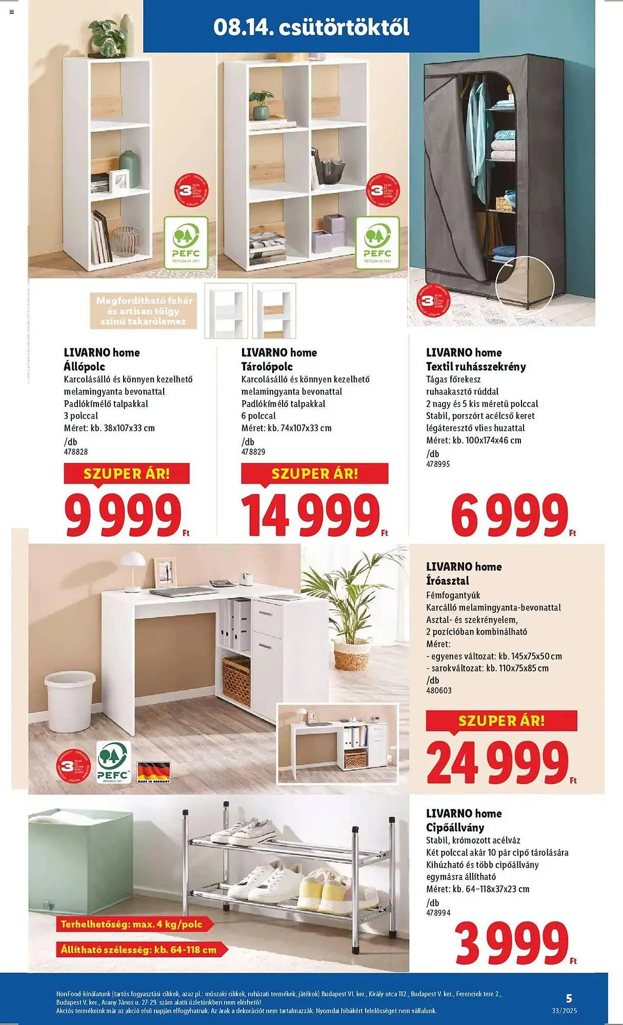 Katalógus Lidl akciós újság augusztus 14.-tól augusztus 20.-ig 2025. - Oldal 5