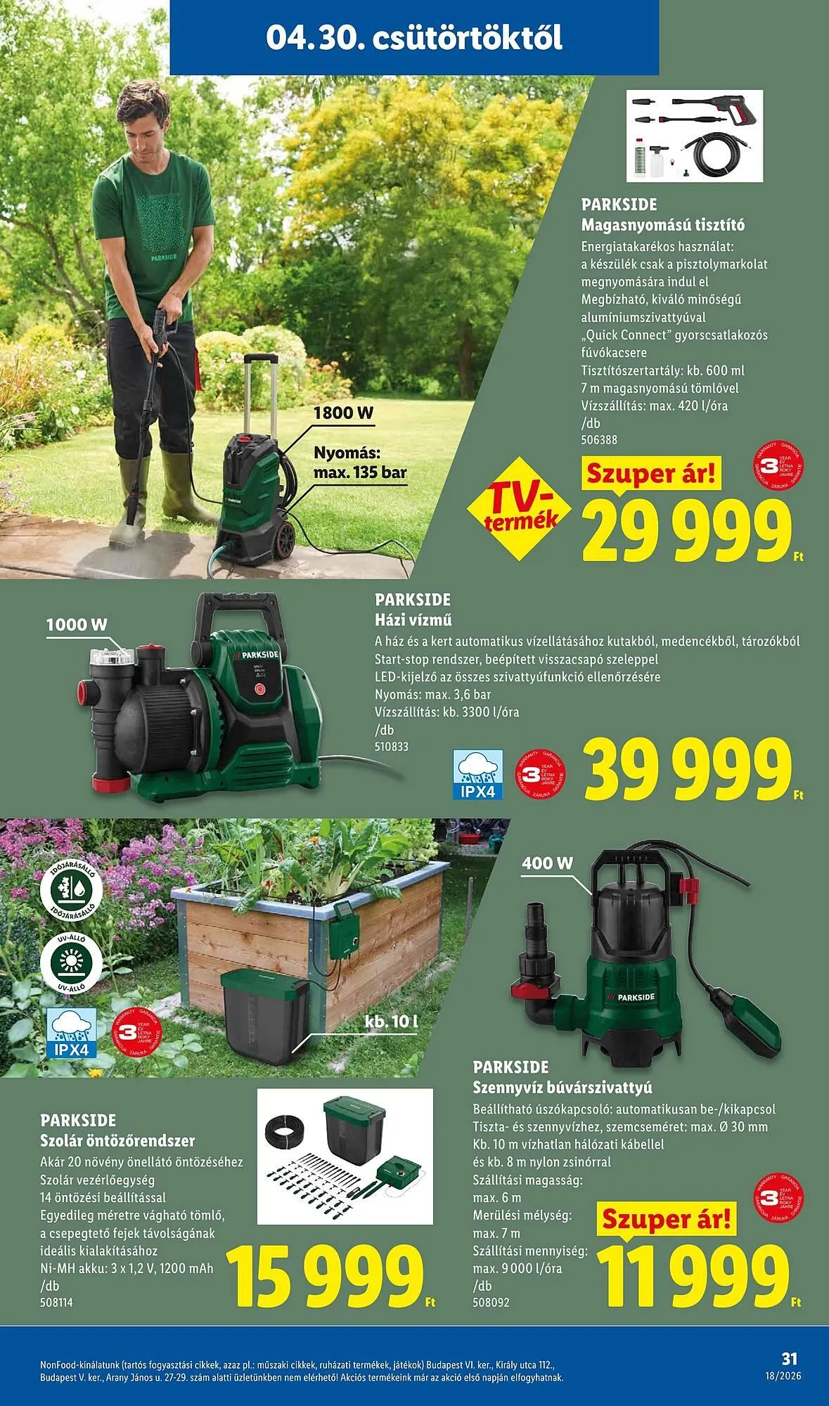 Katalógus Lidl akciós újság április 30.-tól május 6.-ig 2026. - Oldal 31