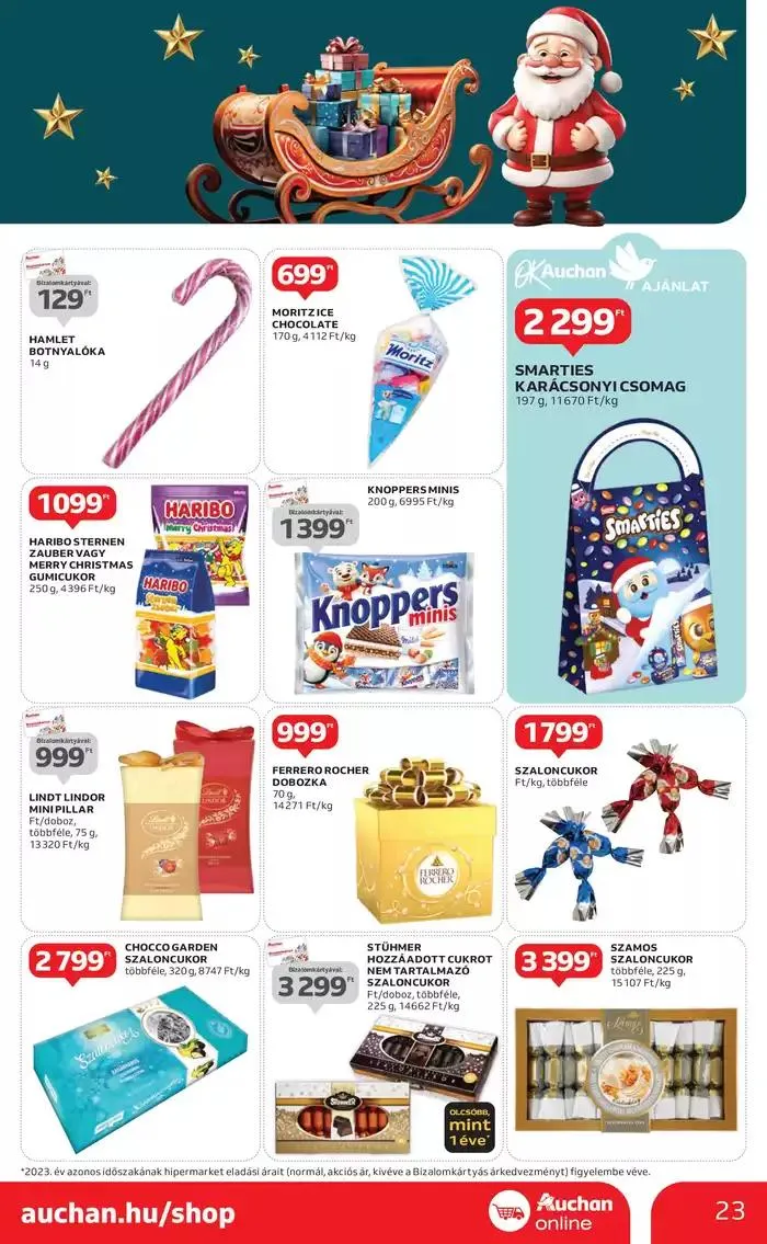 Katalógus Catalog Auchan október 28.-tól november 6.-ig 2024. - Oldal 23