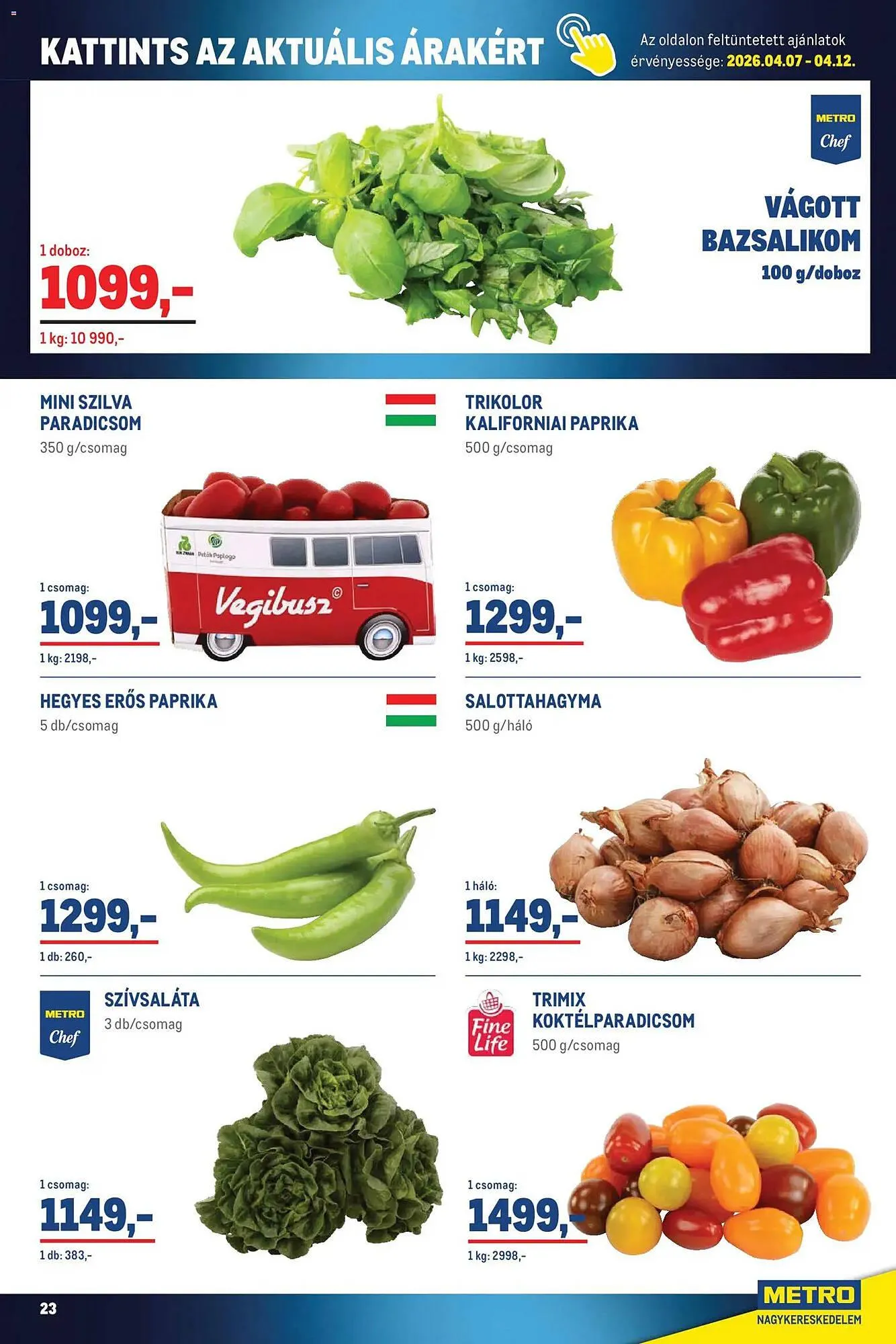Katalógus Metro akciós újság április 7.-tól április 30.-ig 2026. - Oldal 23