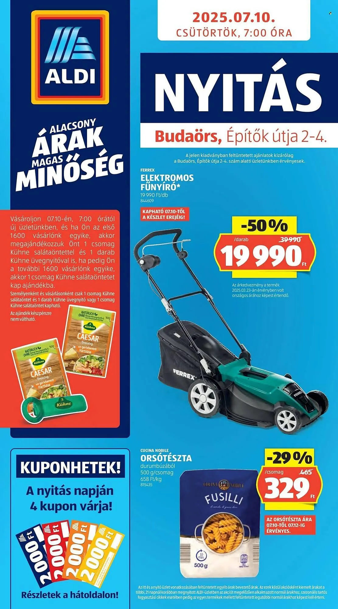 Katalógus ALDI akciós újság július 10.-tól július 16.-ig 2025. - Oldal 1