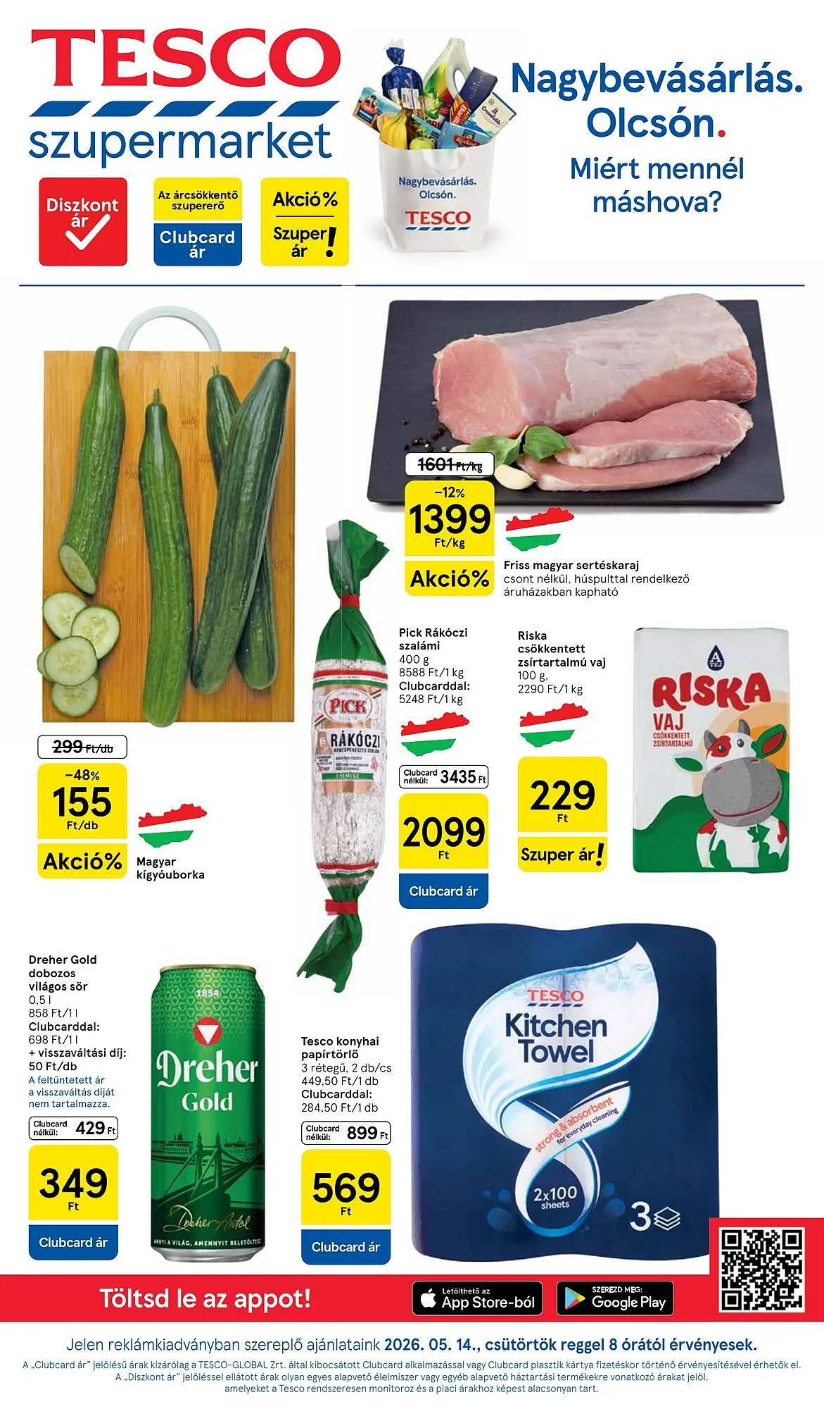 Katalógus Tesco akciós újság május 14.-tól május 20.-ig 2026. - Oldal 1