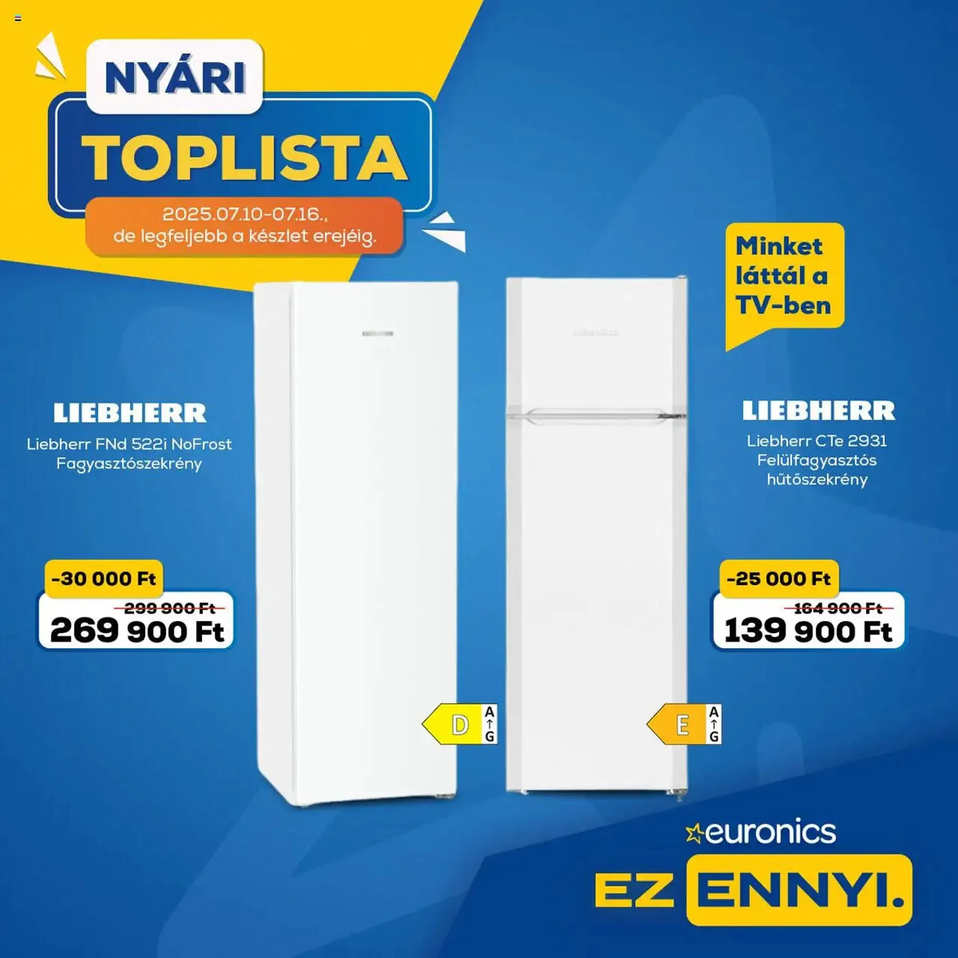 Katalógus Euronics akciós újság július 10.-tól július 16.-ig 2025. - Oldal 2