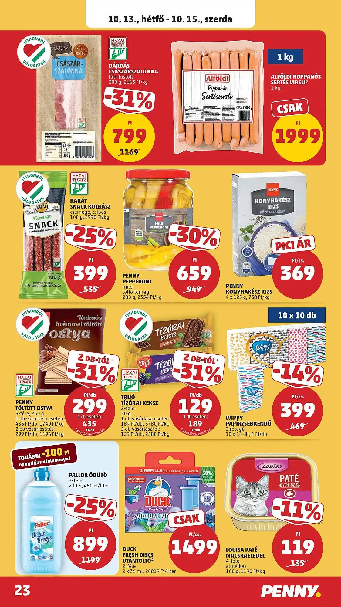 Katalógus PENNY akciós újság október 9.-tól október 15.-ig 2025. - Oldal 23