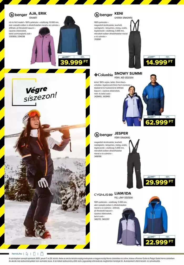 Katalógus Hervis akciós január 7.-tól január 26.-ig 2025. - Oldal 4
