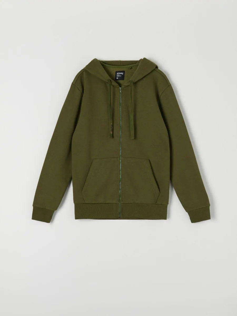 Basic cipzáras, kapucnis felső