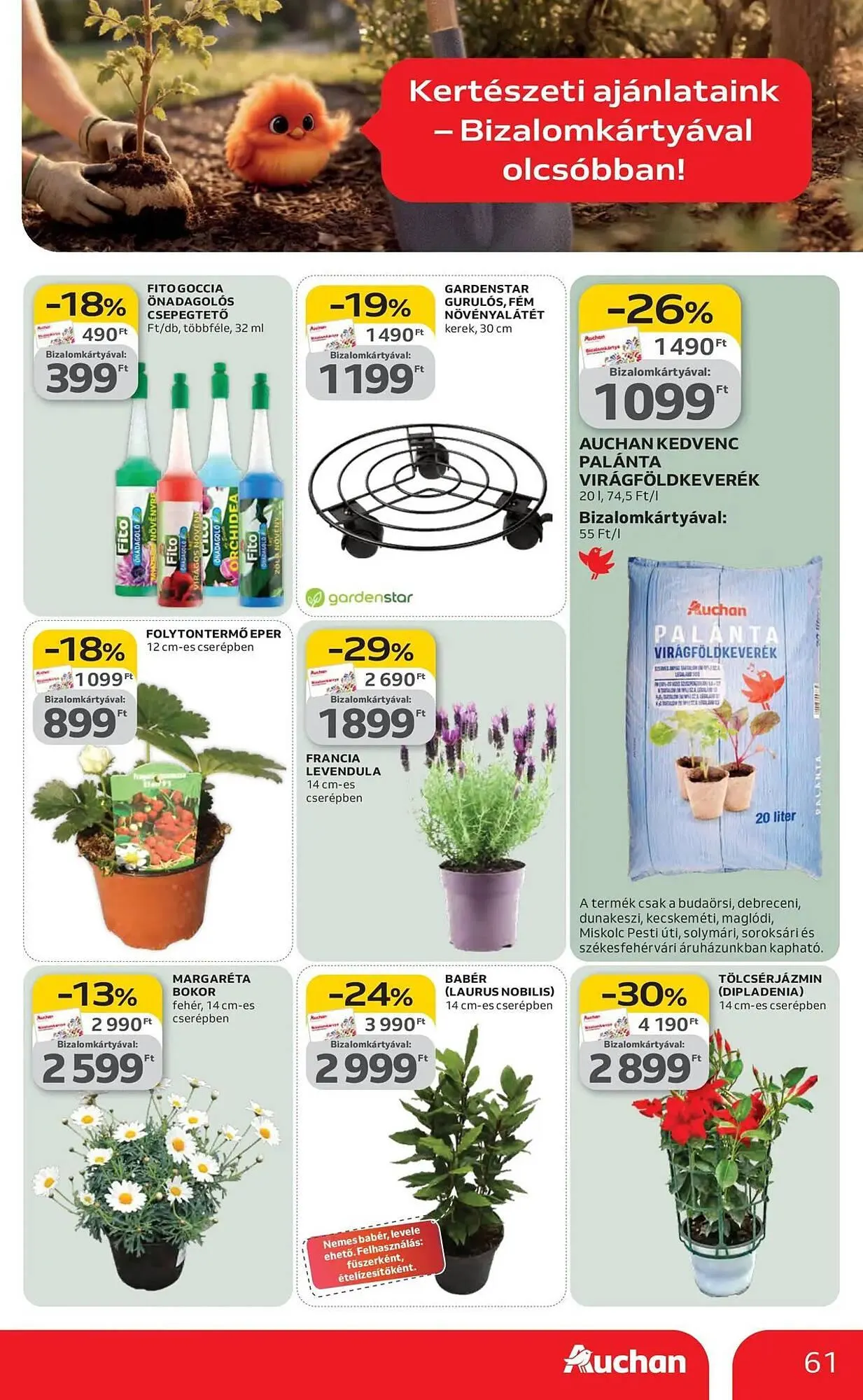 Katalógus Auchan akciós újság március 19.-tól március 25.-ig 2026. - Oldal 61