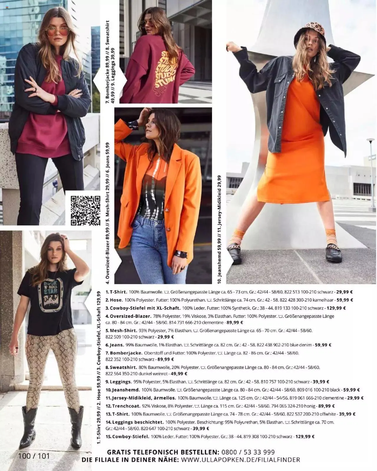 Katalógus Ulla Popken Akciós újság augusztus 1.-tól augusztus 31.-ig 2023. - Oldal 100