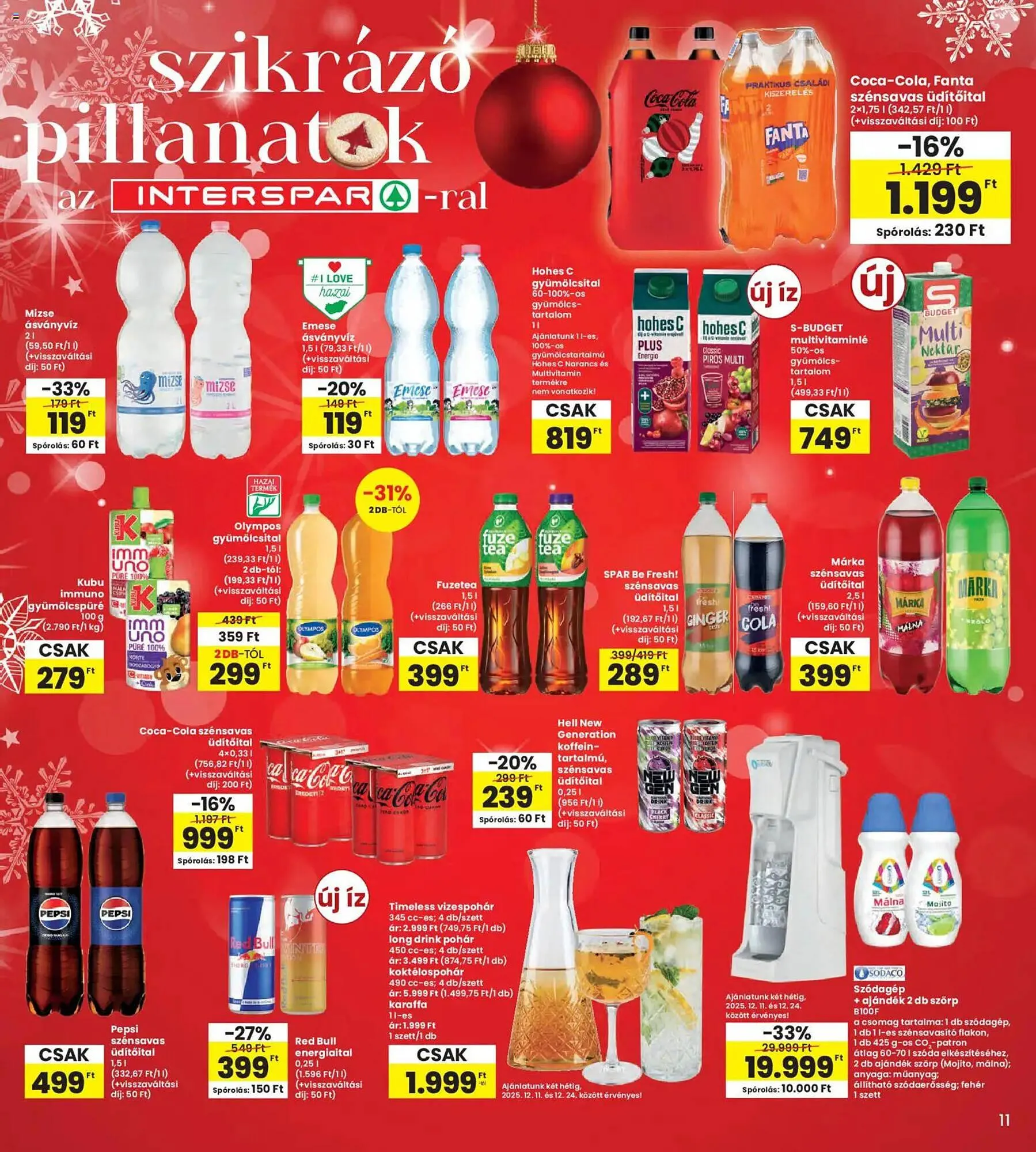 Katalógus Interspar akciós újság december 11.-tól december 17.-ig 2025. - Oldal 11