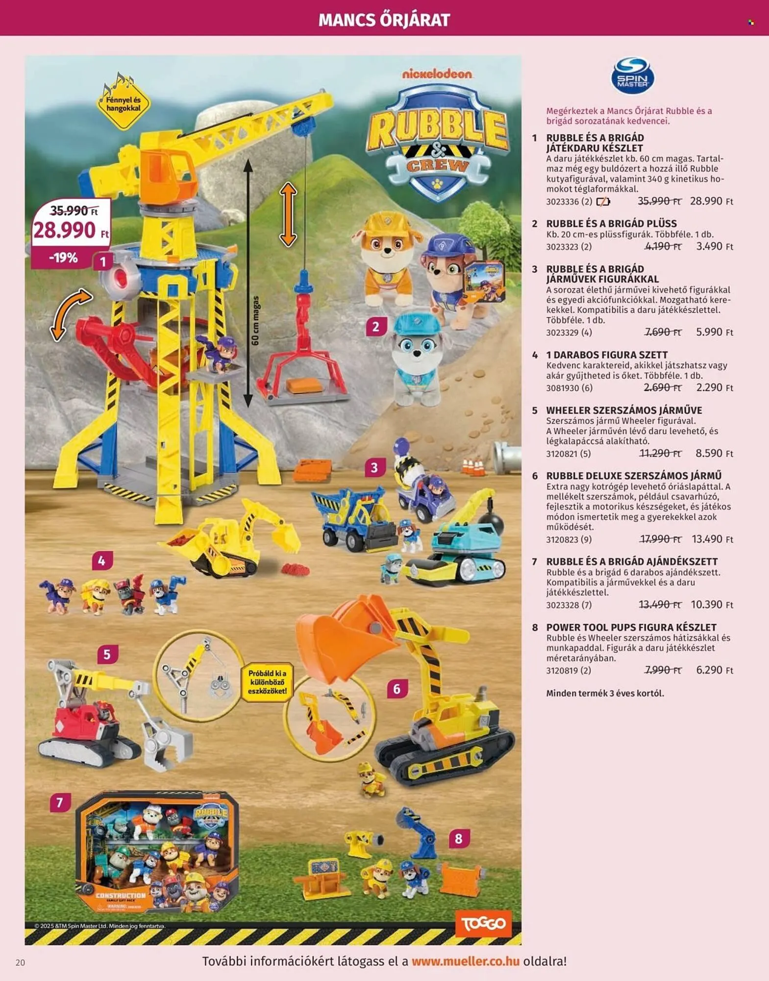Katalógus Müller akciós újság október 27.-tól december 31.-ig 2025. - Oldal 20
