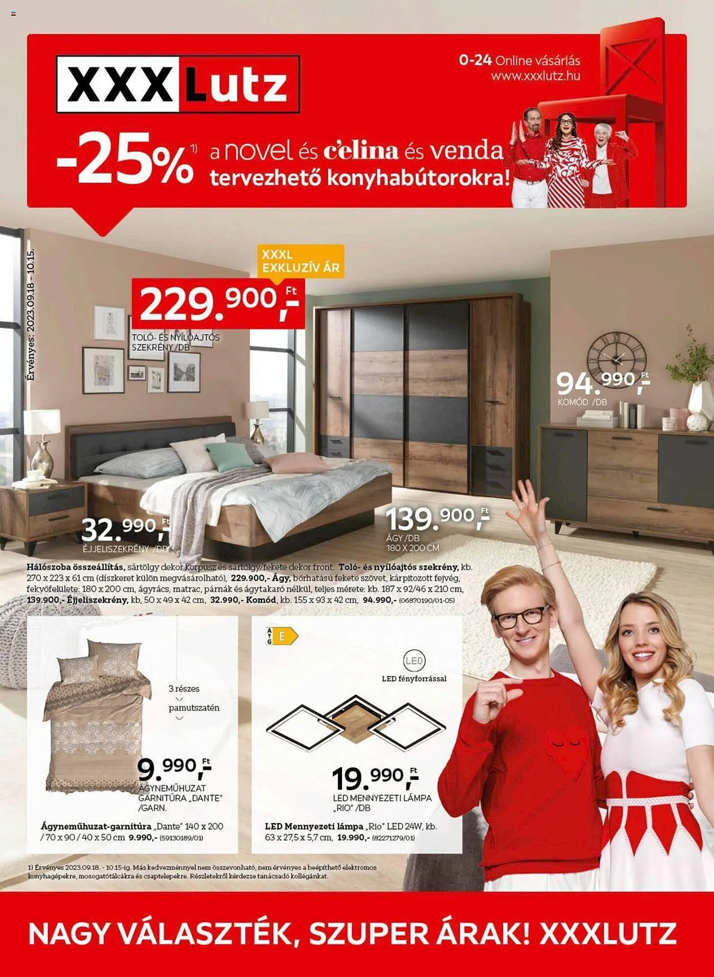Katalógus XXXLutz akciós újság szeptember 18.-tól október 15.-ig 2023. - Oldal 1