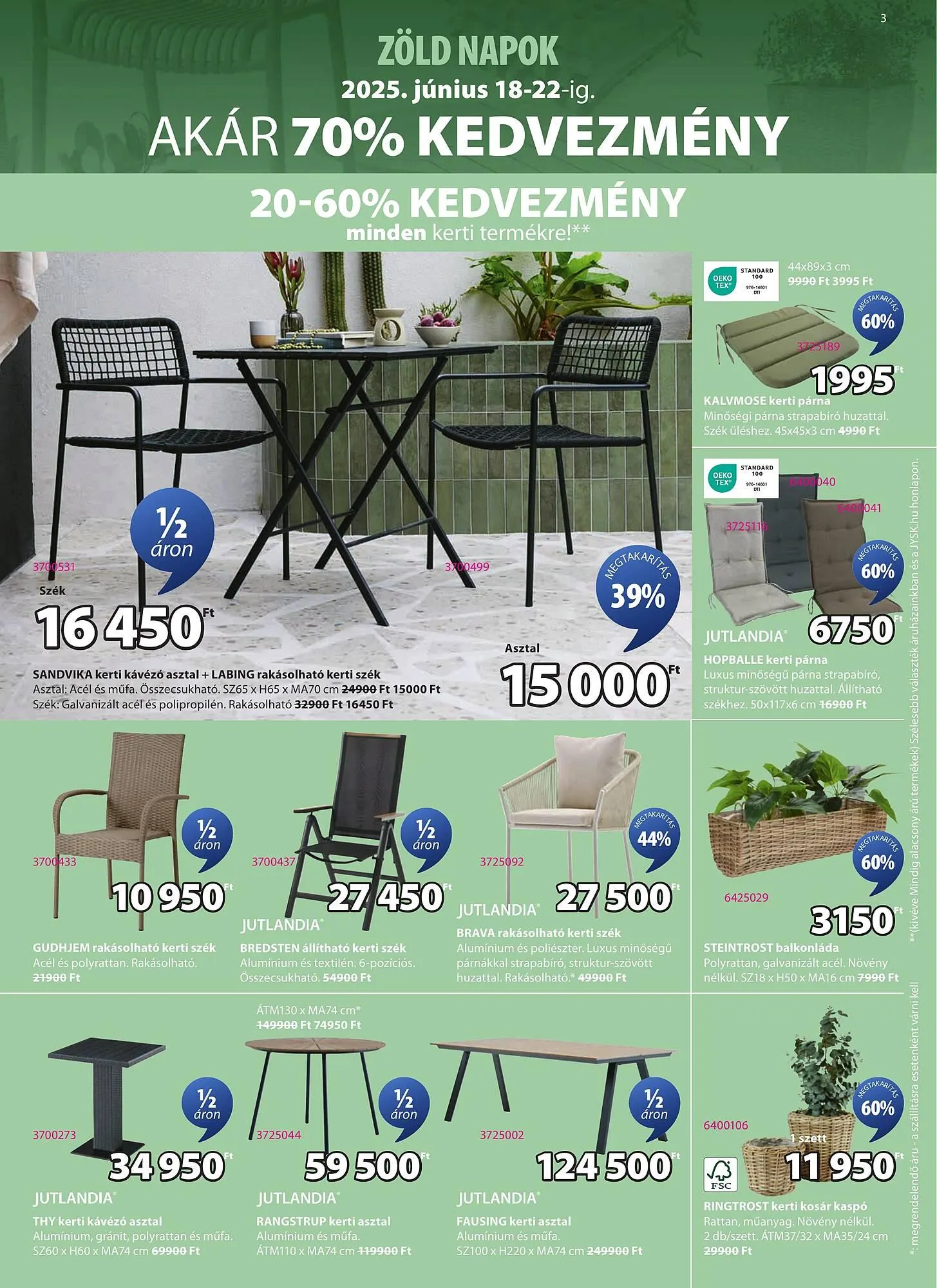 Katalógus JYSK akciós újság június 18.-tól július 29.-ig 2025. - Oldal 3