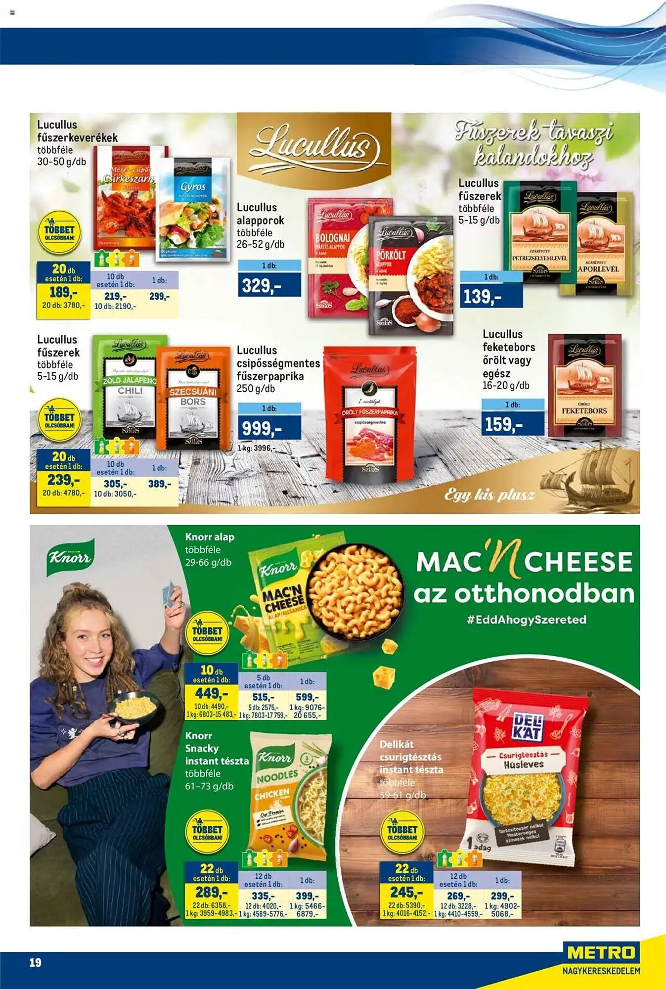 Katalógus Metro akciós újság április 1.-tól április 17.-ig 2025. - Oldal 19