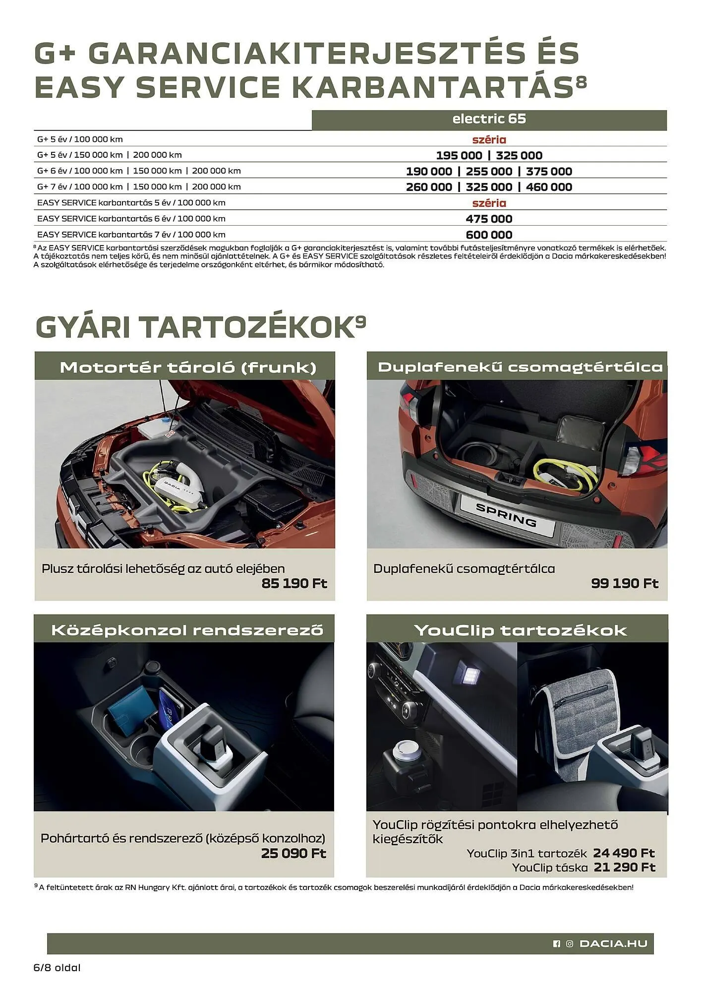Katalógus Dacia akciós újság július 18.-tól december 31.-ig 2025. - Oldal 6