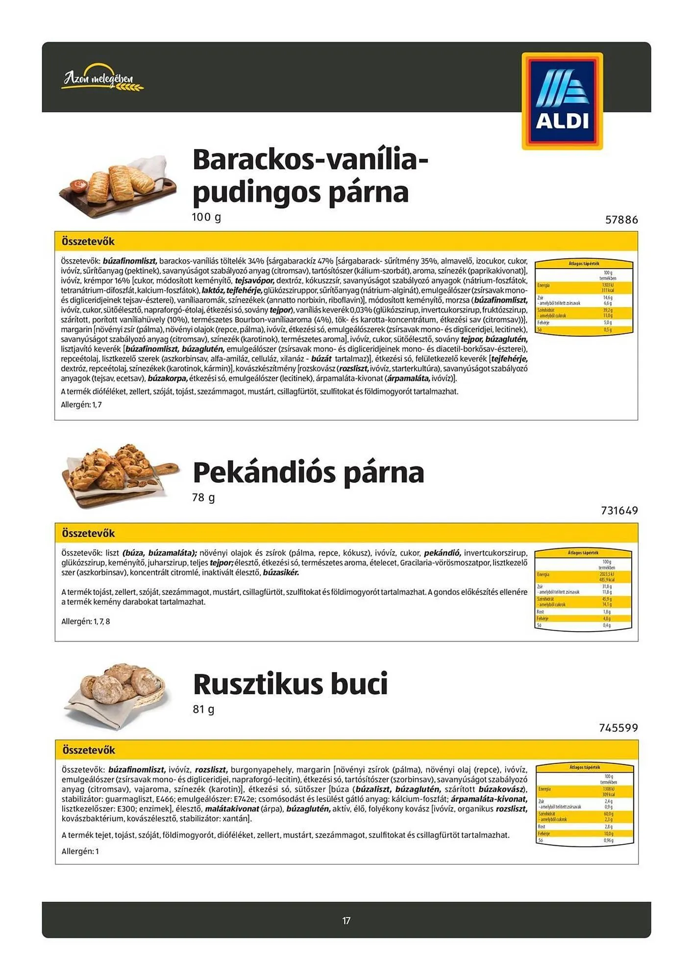 Katalógus ALDI akciós újság július 16.-tól január 20.-ig 2026. - Oldal 17