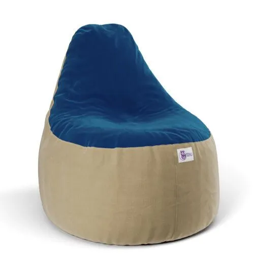 Drapp-kék Babzsákfotel