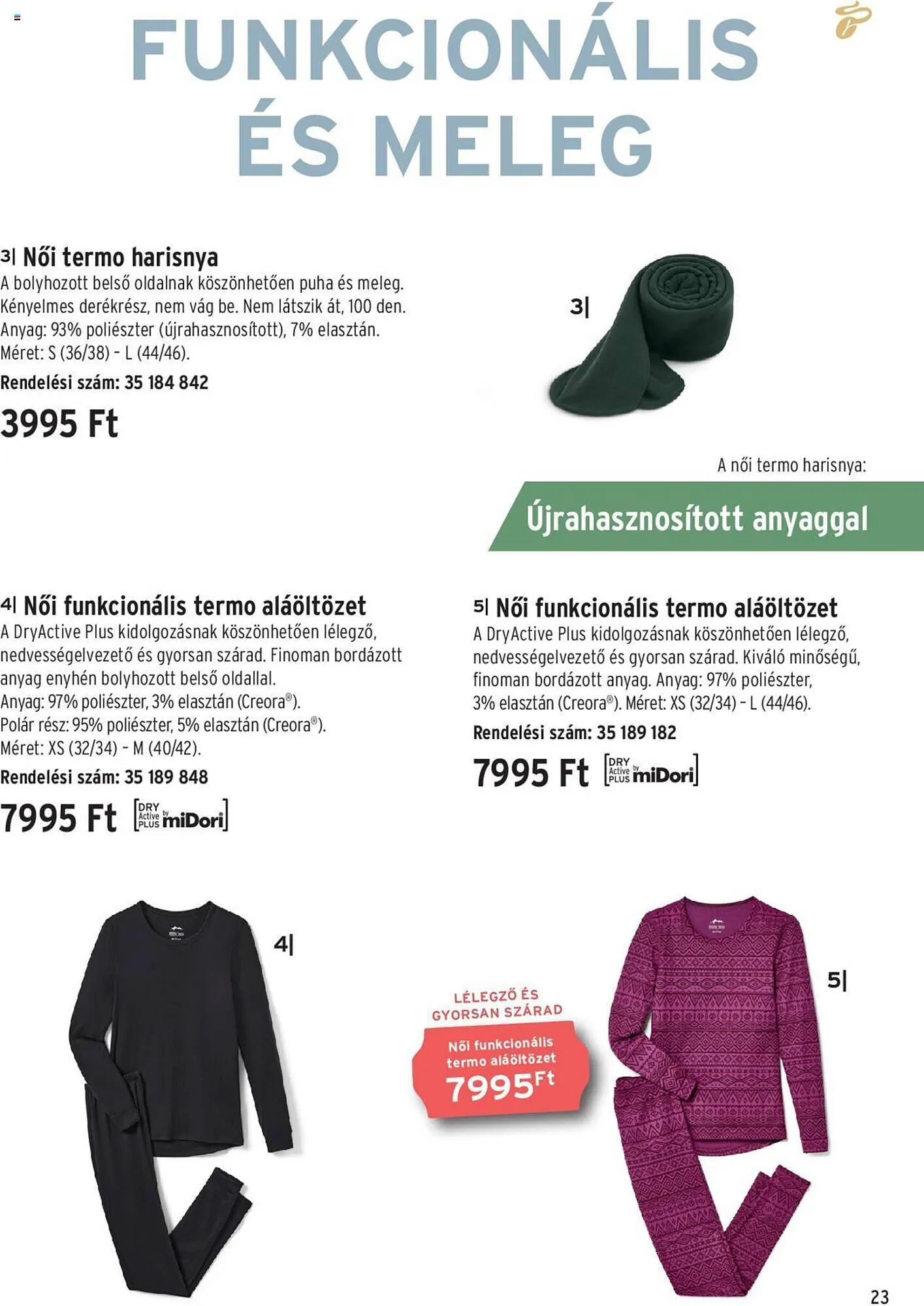 Katalógus Tchibo akciós újság október 30.-tól november 21.-ig 2023. - Oldal 23