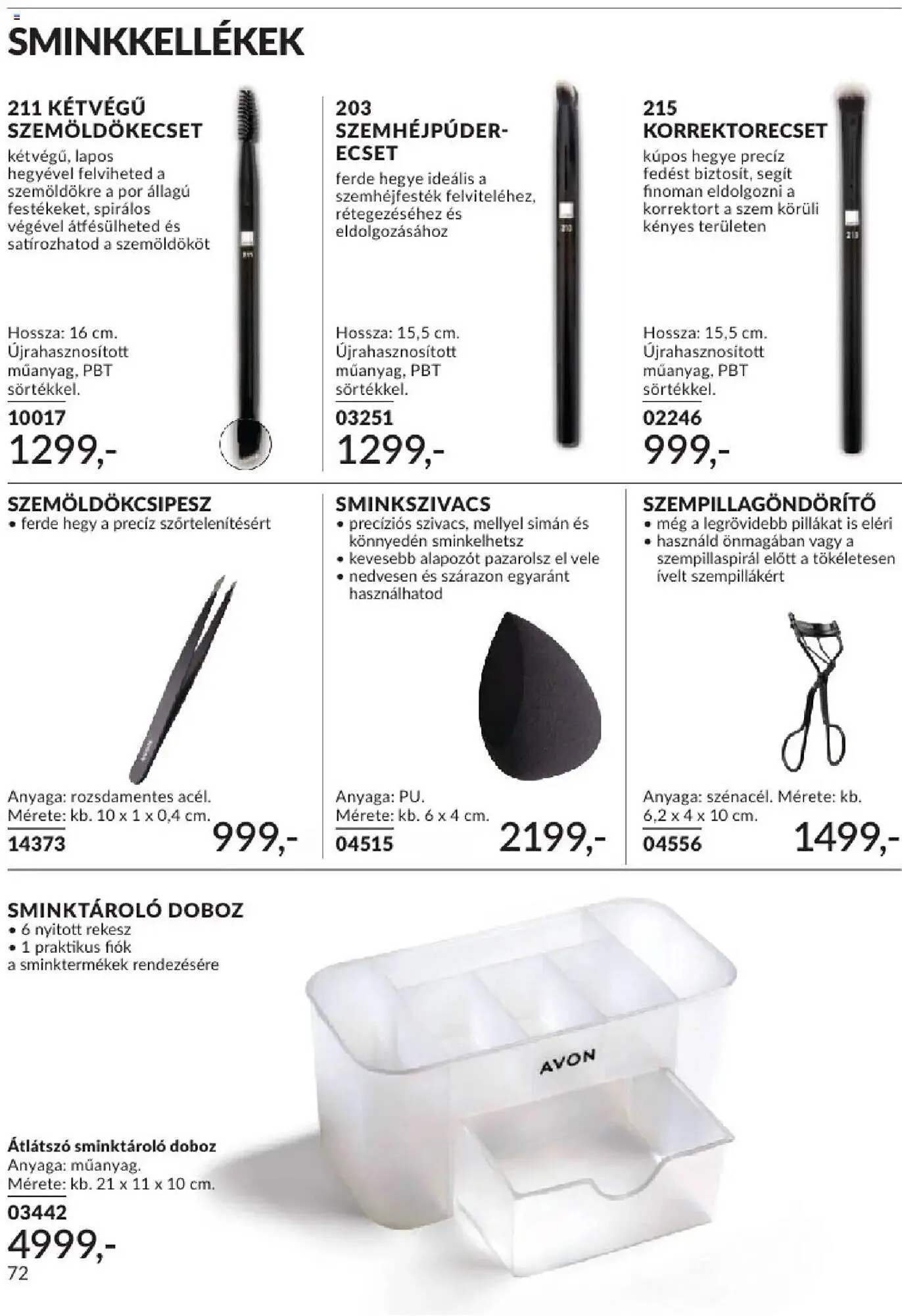 Katalógus AVON akciós újság augusztus 1.-tól augusztus 31.-ig 2025. - Oldal 72
