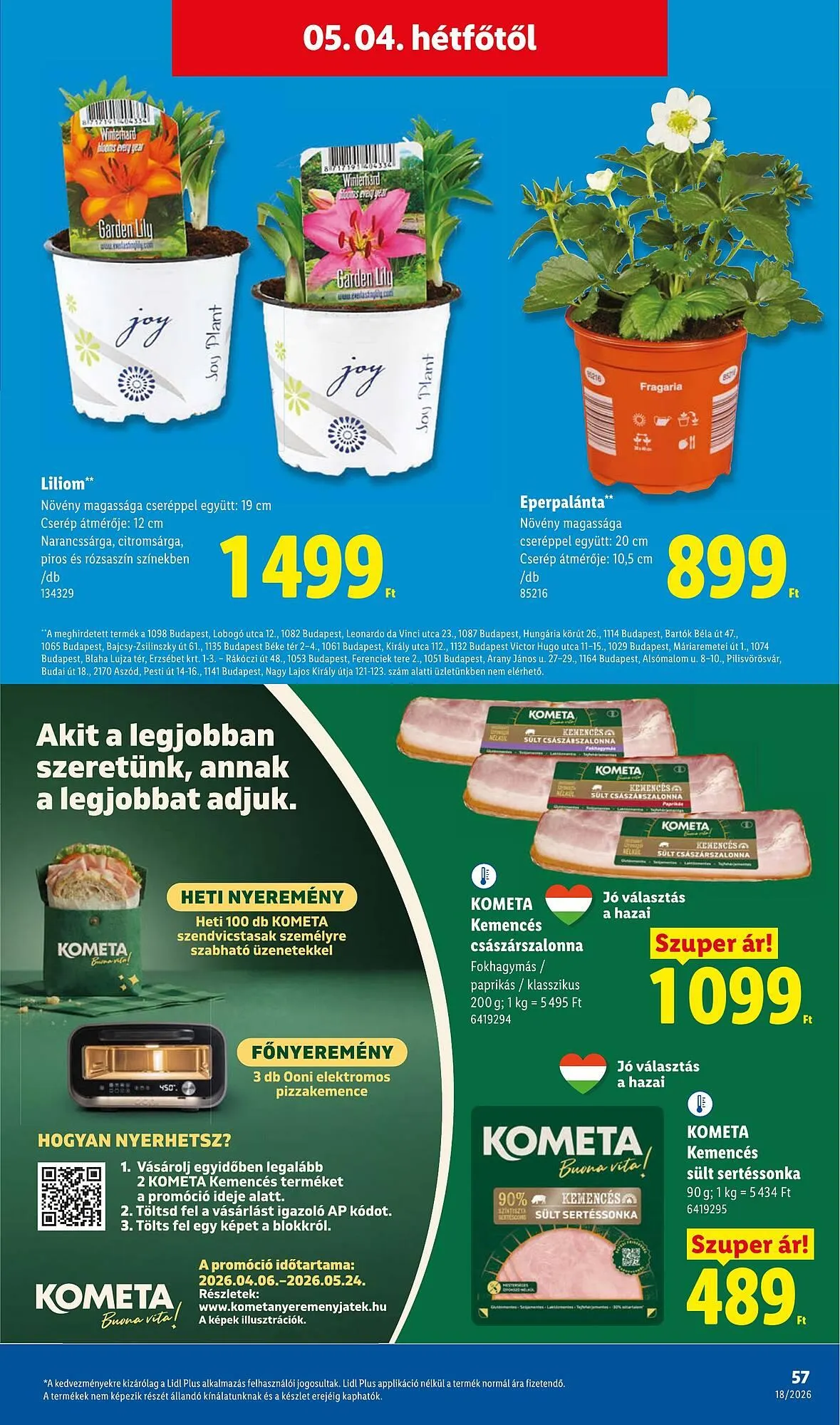 Katalógus Lidl akciós újság április 30.-tól május 6.-ig 2026. - Oldal 57