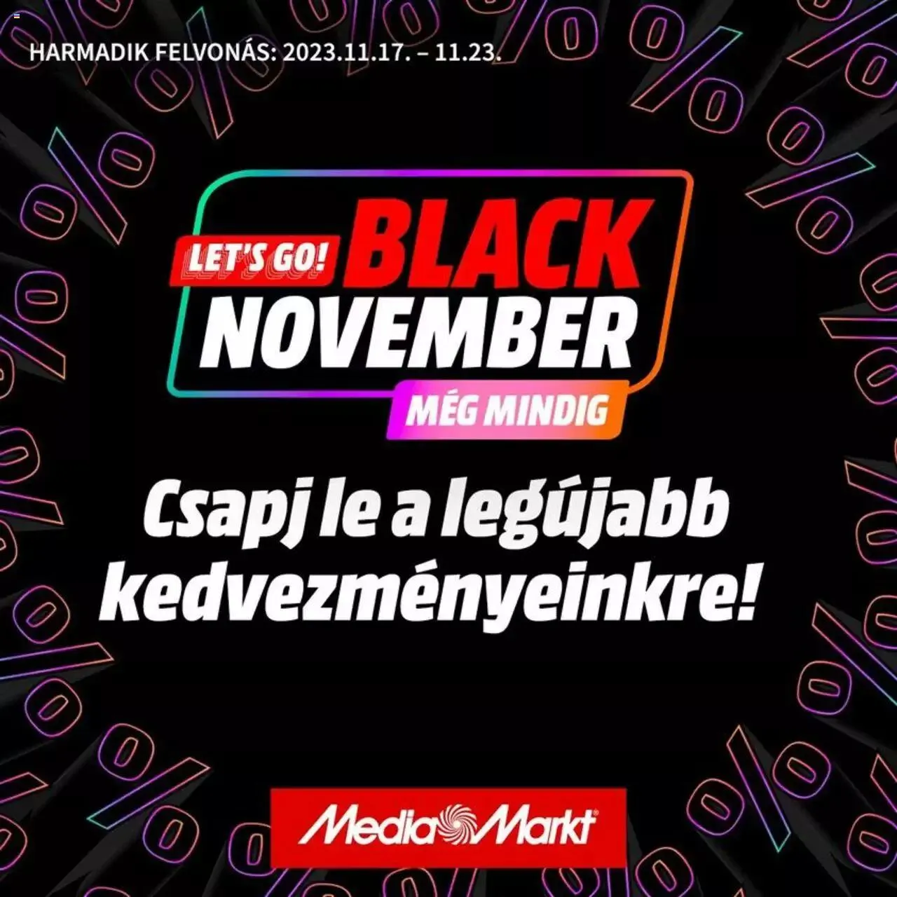 Media Markt - Black November értesítés - 0