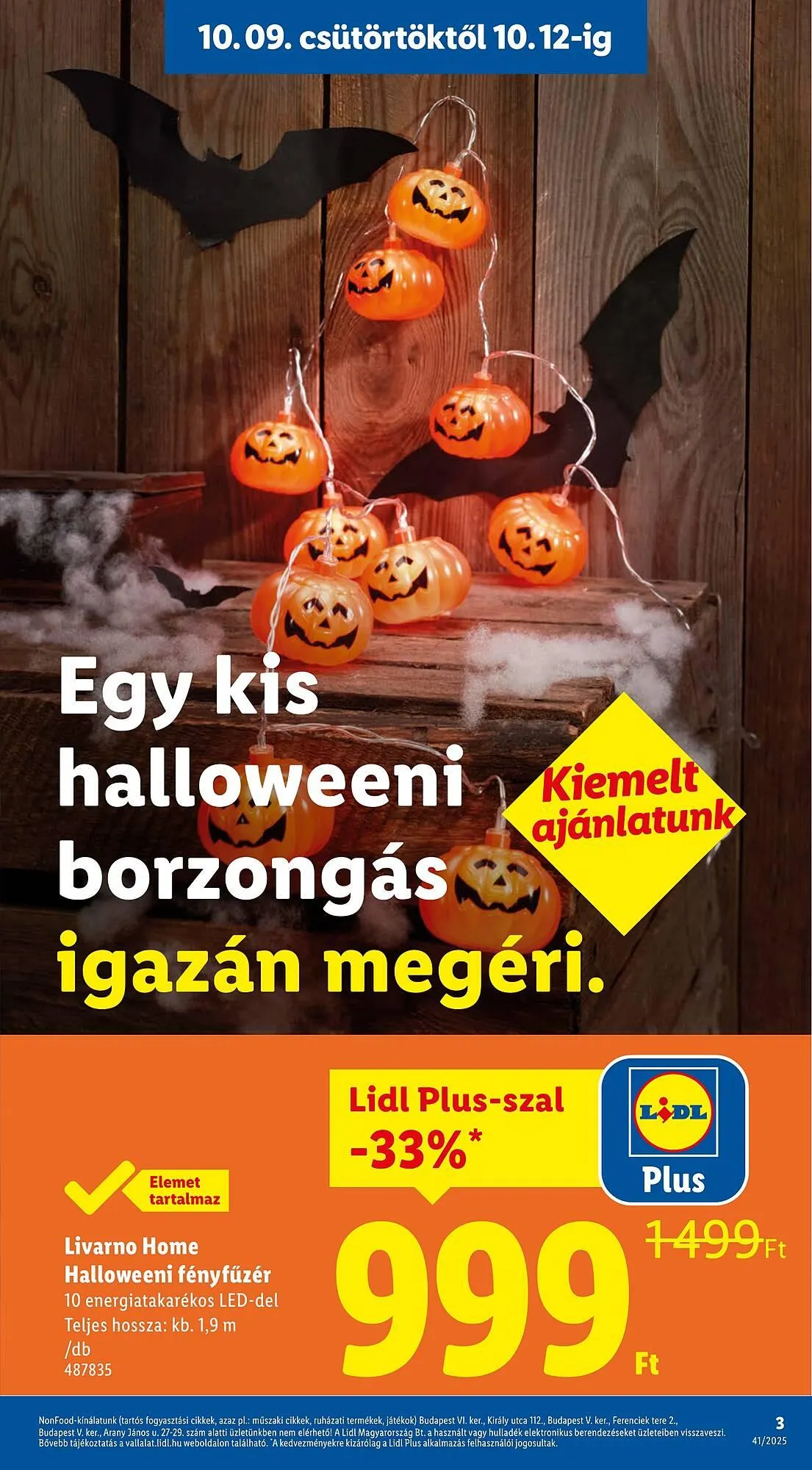 Katalógus Lidl akciós újság október 9.-tól október 15.-ig 2025. - Oldal 3