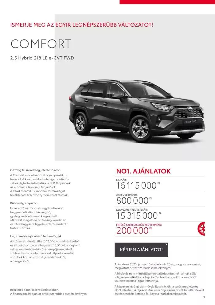 Katalógus Toyota RAV4 HYBRID január 17.-tól január 17.-ig 2026. - Oldal 3