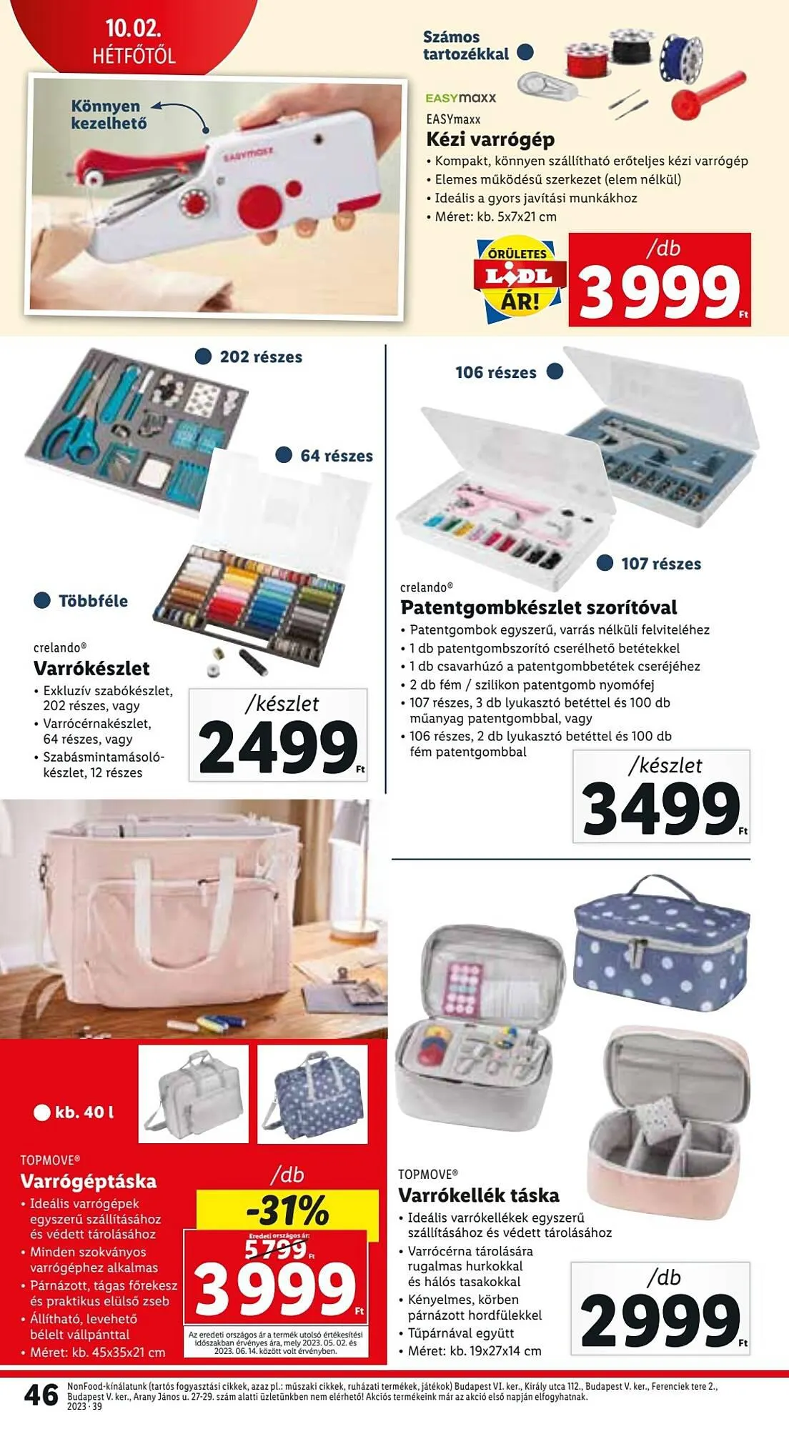 Katalógus Lidl akciós újság szeptember 28.-tól október 4.-ig 2023. - Oldal 46