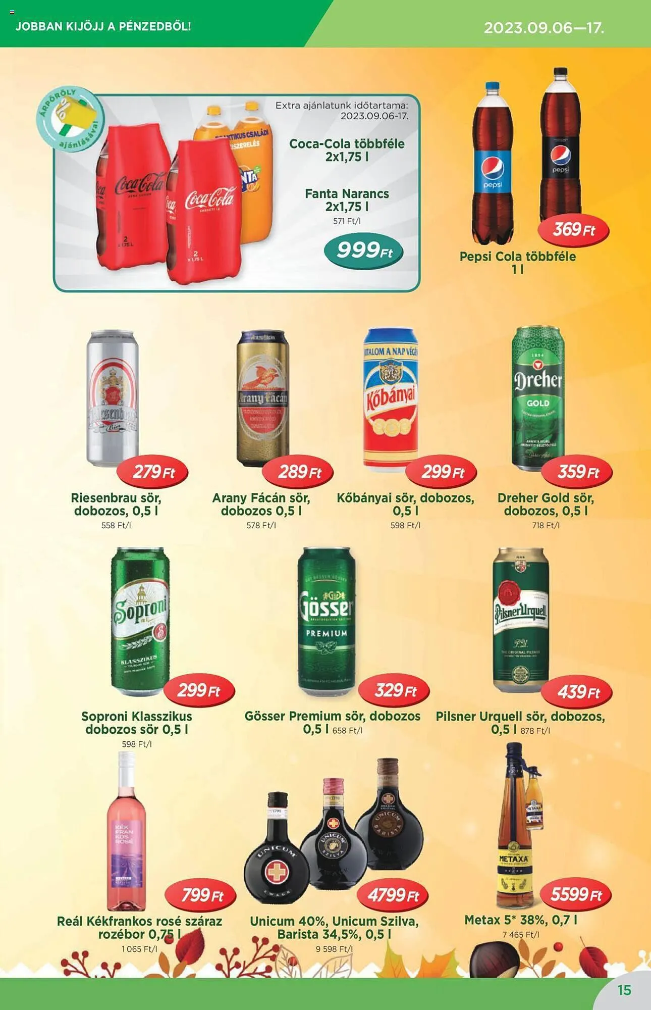 Katalógus Real akciós újság szeptember 6.-tól szeptember 17.-ig 2023. - Oldal 15
