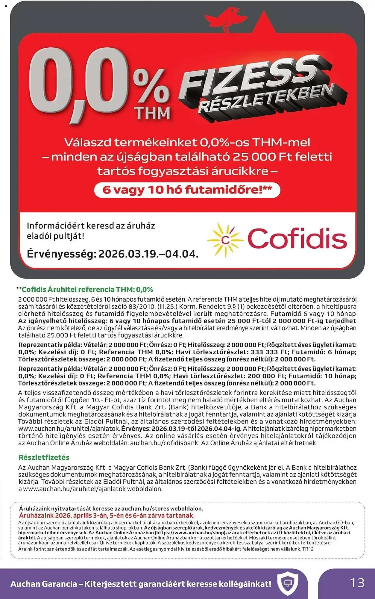 Katalógus Auchan akciós újság március 19.-tól április 4.-ig 2026. - Oldal 13