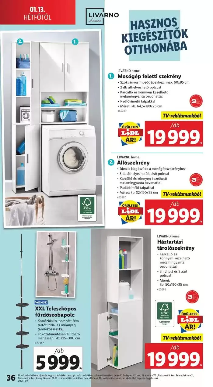 Katalógus Akciós újság – 02. hét január 9.-tól január 15.-ig 2025. - Oldal 36