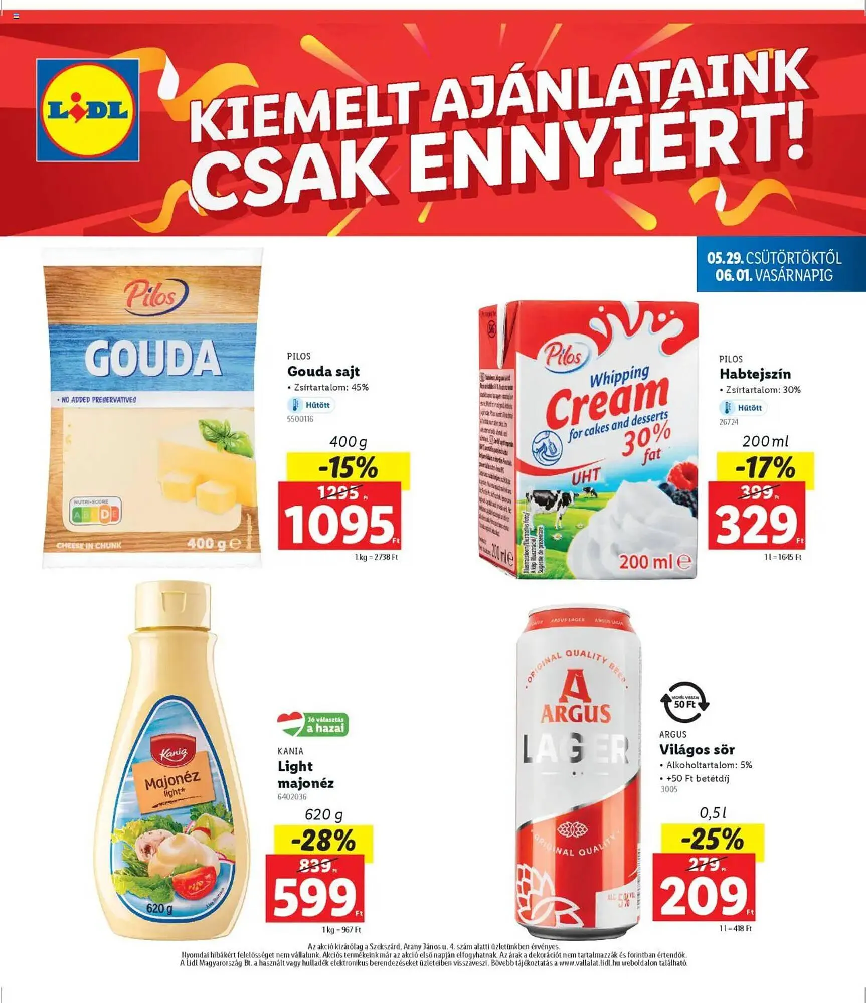 Katalógus Lidl akciós újság május 29.-tól június 1.-ig 2025. - Oldal 4