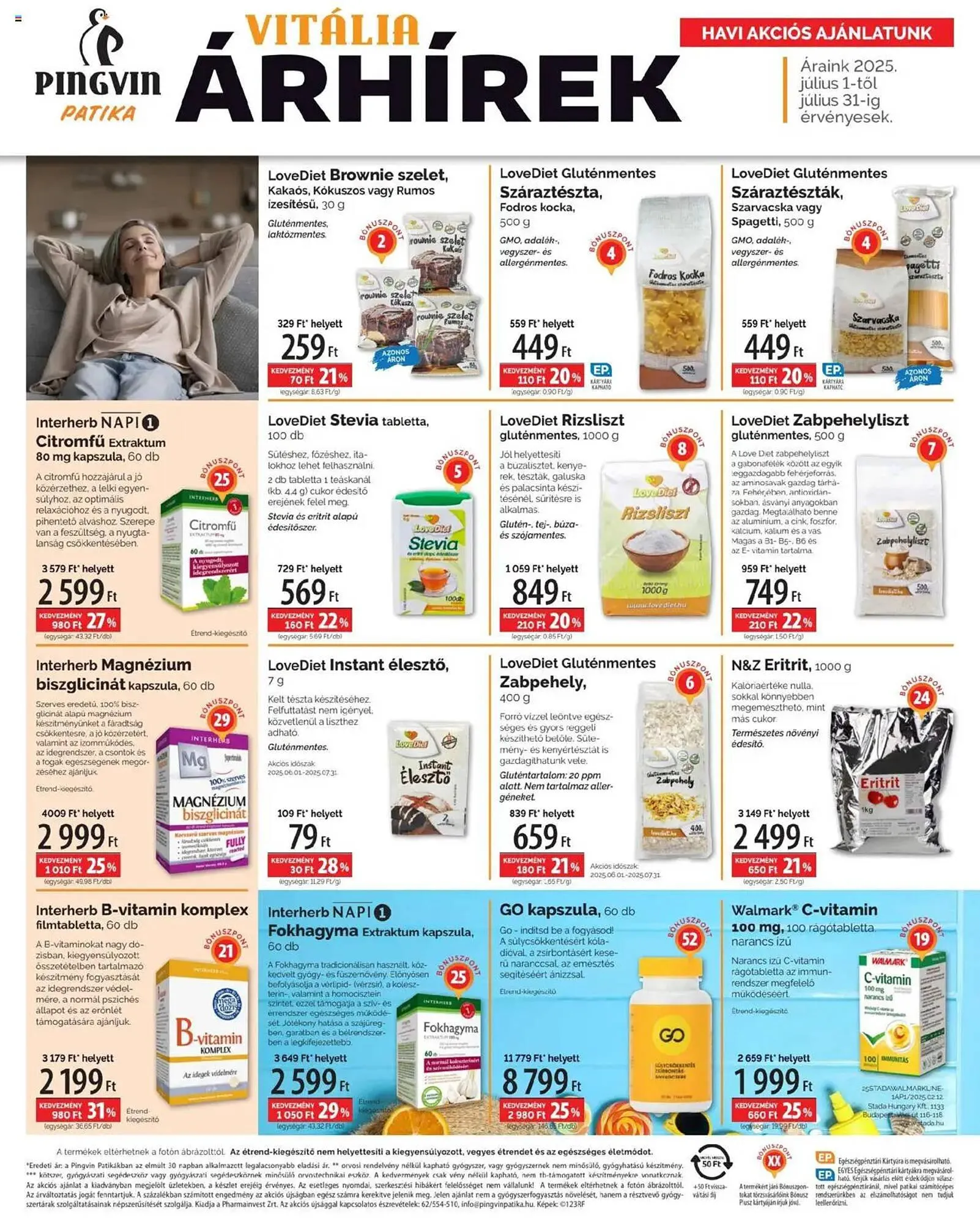 Katalógus Pingvin Patika akciós újság július 1.-tól július 31.-ig 2025. - Oldal 2