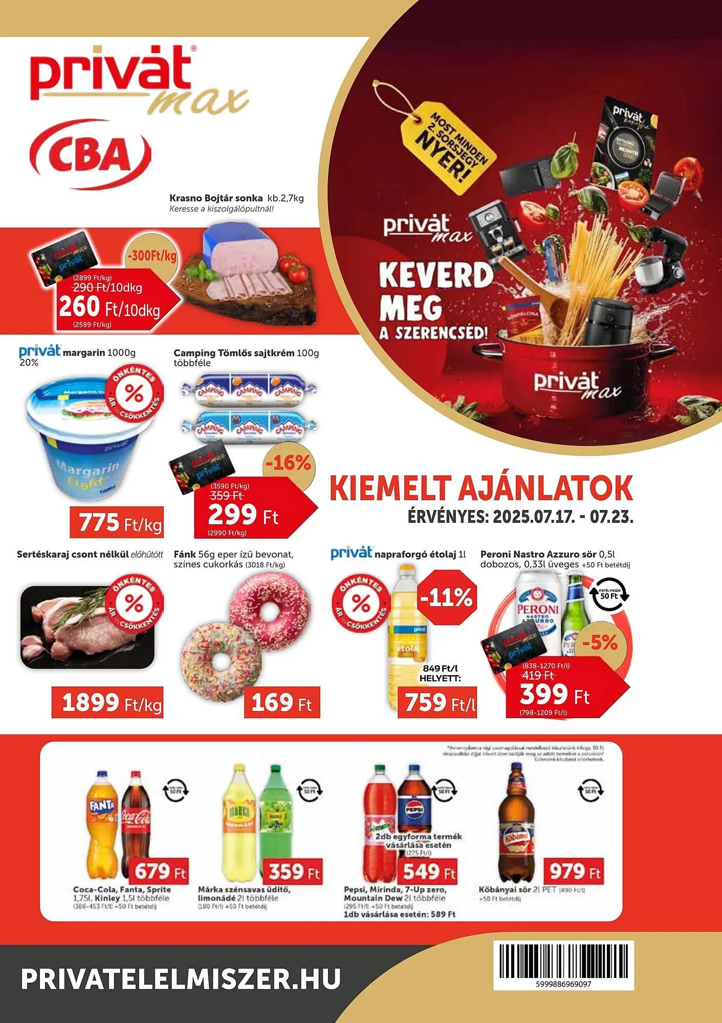 PRIVÁT akciós újság - 1