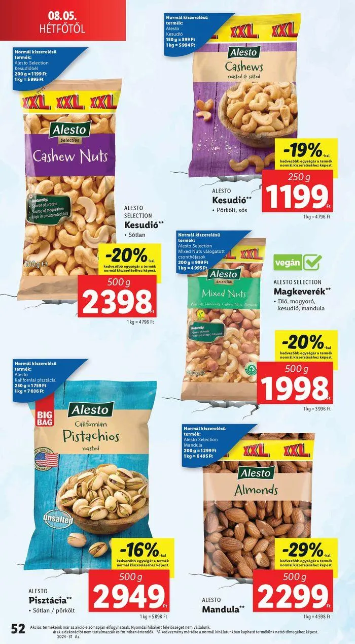 Katalógus Akciós újság – 31. hét augusztus 6.-tól augusztus 7.-ig 2024. - Oldal 52