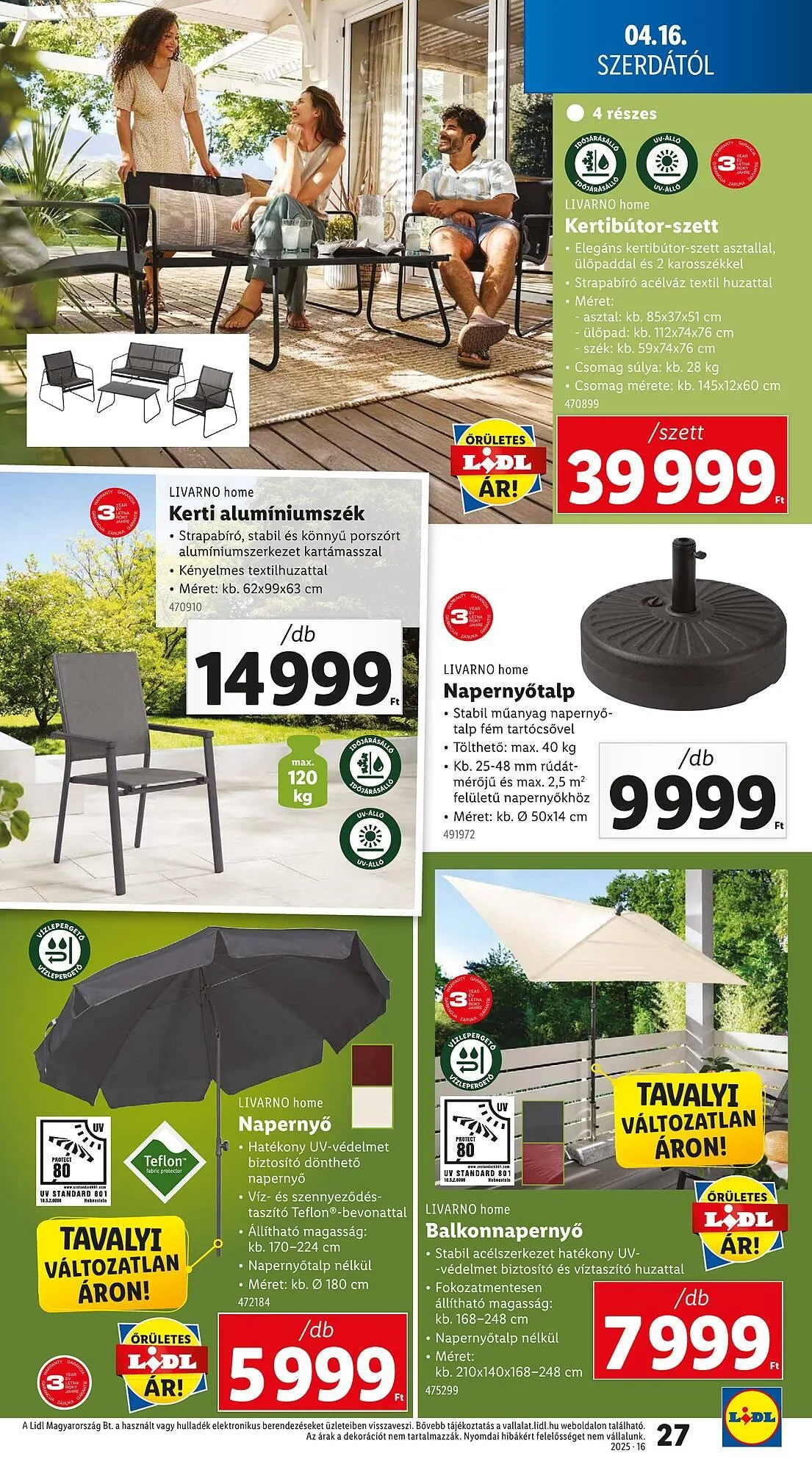 Katalógus Lidl akciós újság április 16.-tól április 19.-ig 2025. - Oldal 27
