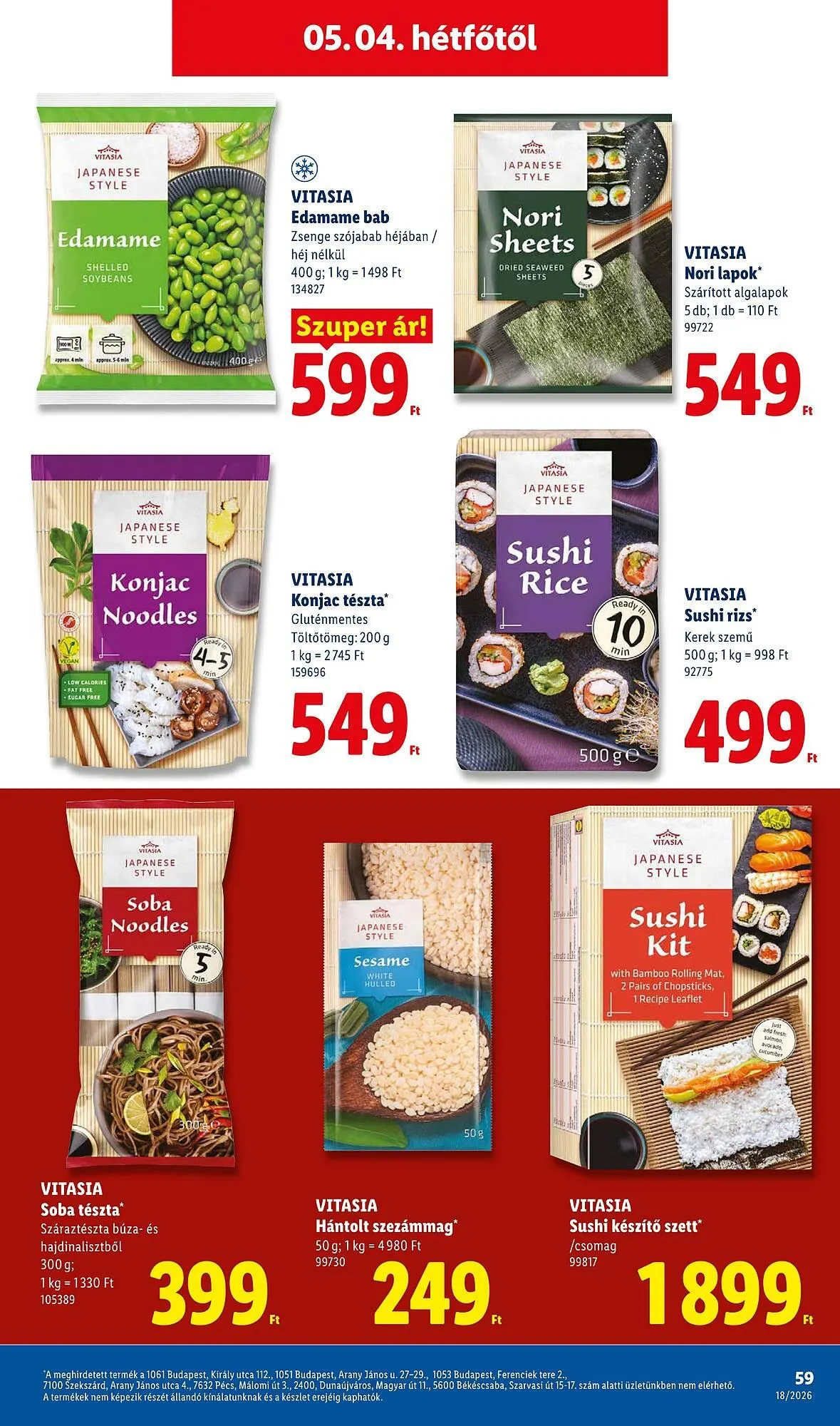 Katalógus Lidl akciós újság április 30.-tól május 6.-ig 2026. - Oldal 59