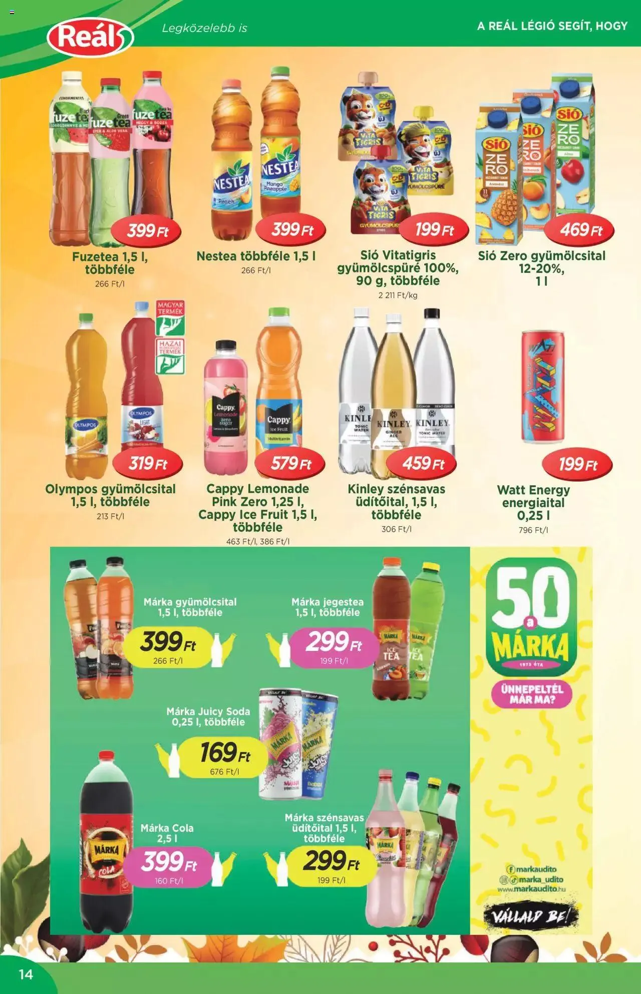 Katalógus Reál Akciós újság szeptember 6.-tól szeptember 17.-ig 2023. - Oldal 14