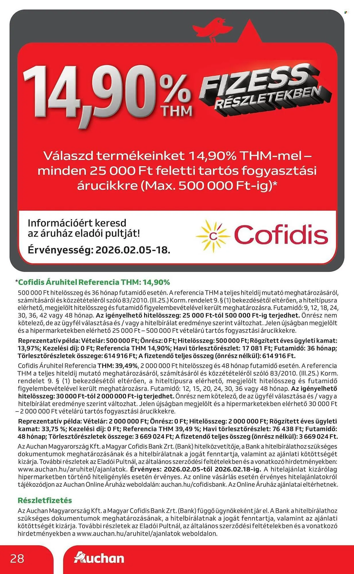 Katalógus Auchan akciós újság február 5.-tól február 11.-ig 2026. - Oldal 28