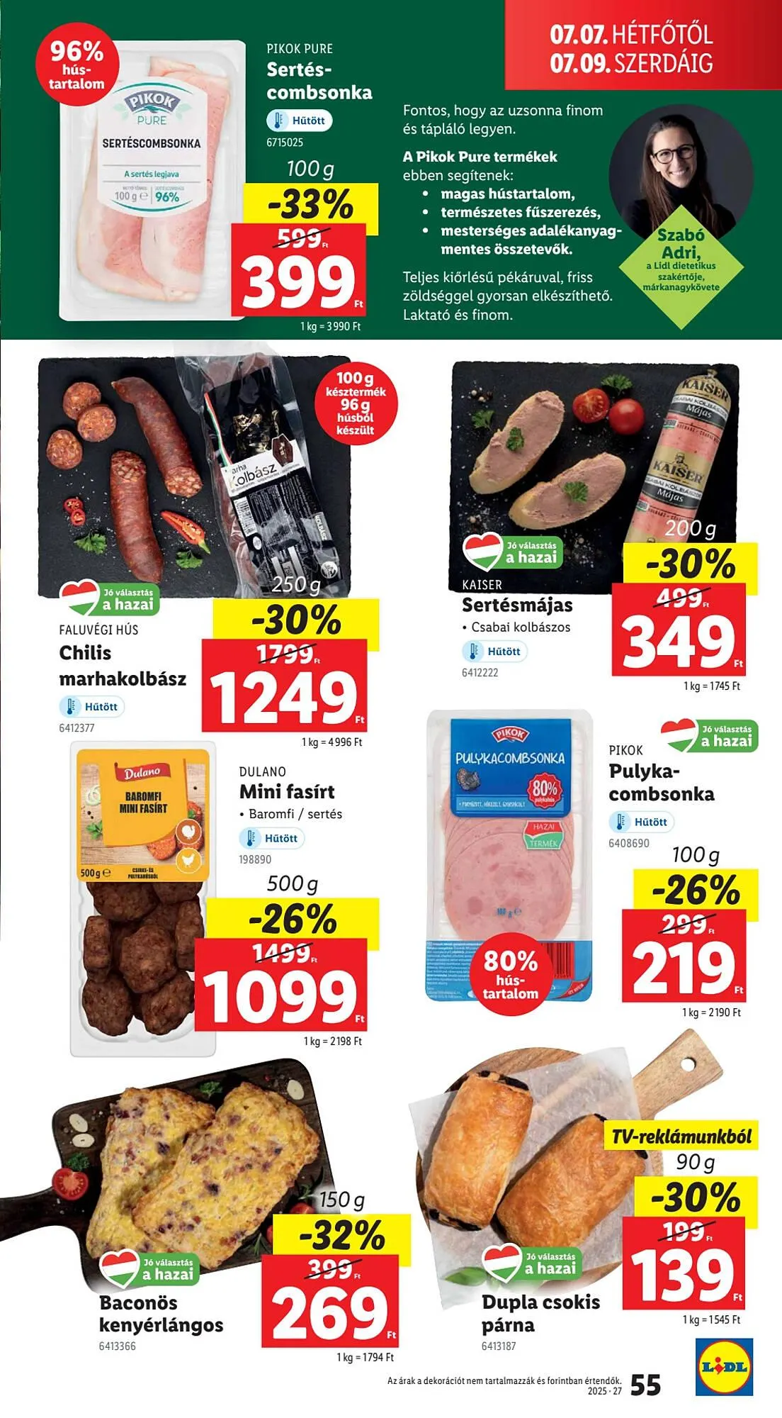 Katalógus Lidl akciós újság július 3.-tól július 9.-ig 2025. - Oldal 55
