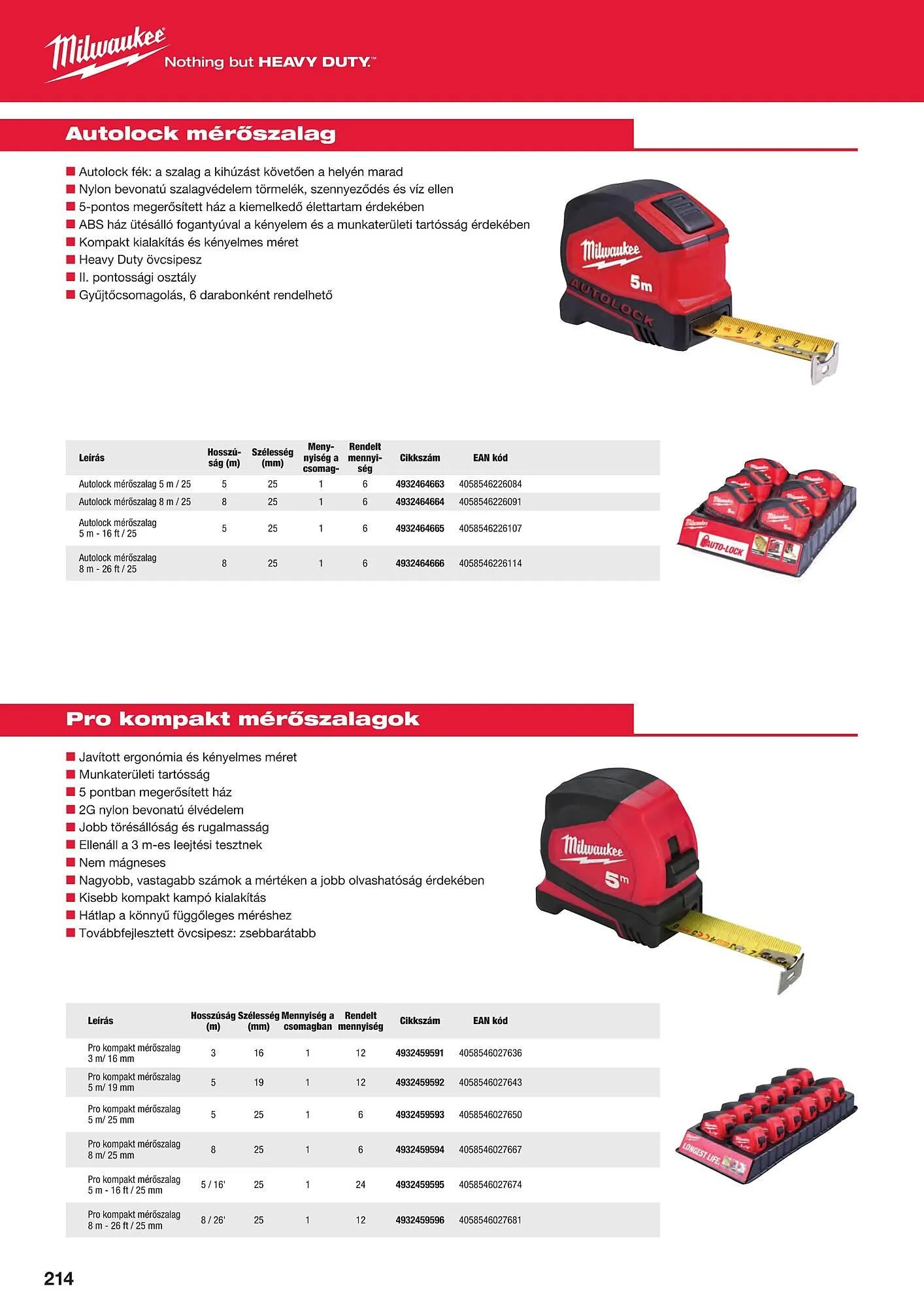 Katalógus Milwaukeetool akciós újság augusztus 14.-tól december 31.-ig 2024. - Oldal 214