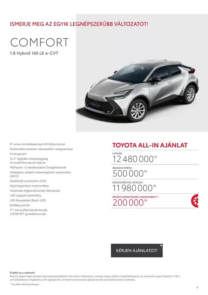 Katalógus Új Toyota C-HR Hybrid január 8.-tól január 8.-ig 2026. - Oldal 4