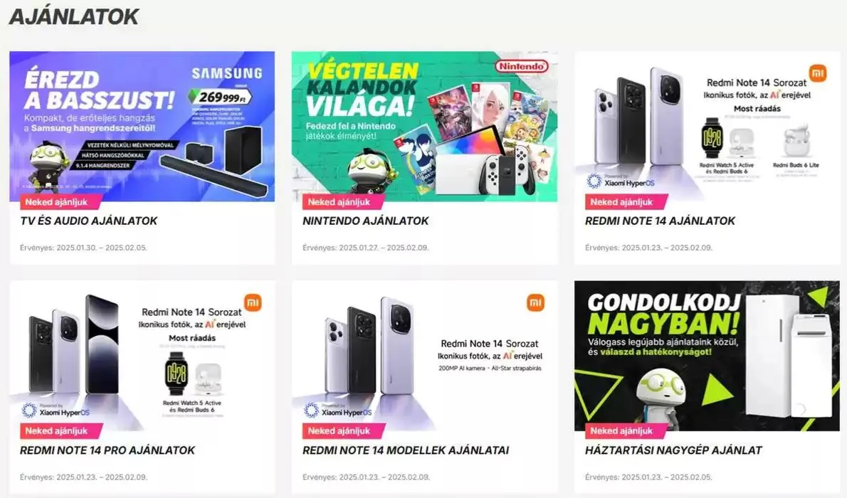 Ajánlatok - 1