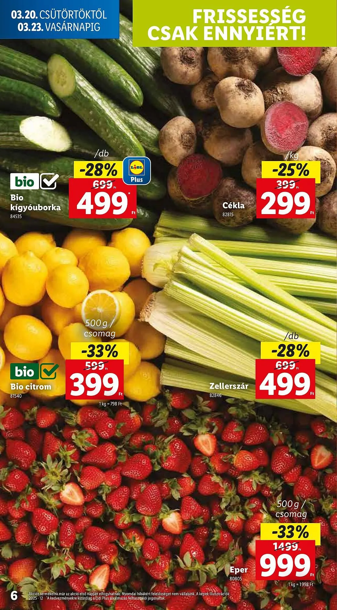 Katalógus Lidl akciós újság március 20.-tól március 26.-ig 2025. - Oldal 6
