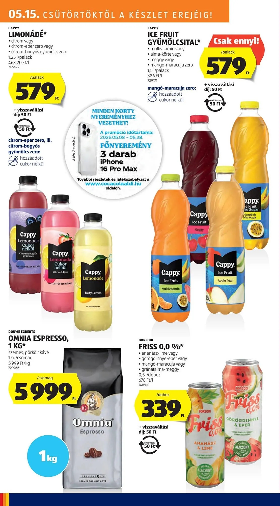 Katalógus ALDI akciós újság május 15.-tól május 21.-ig 2025. - Oldal 14