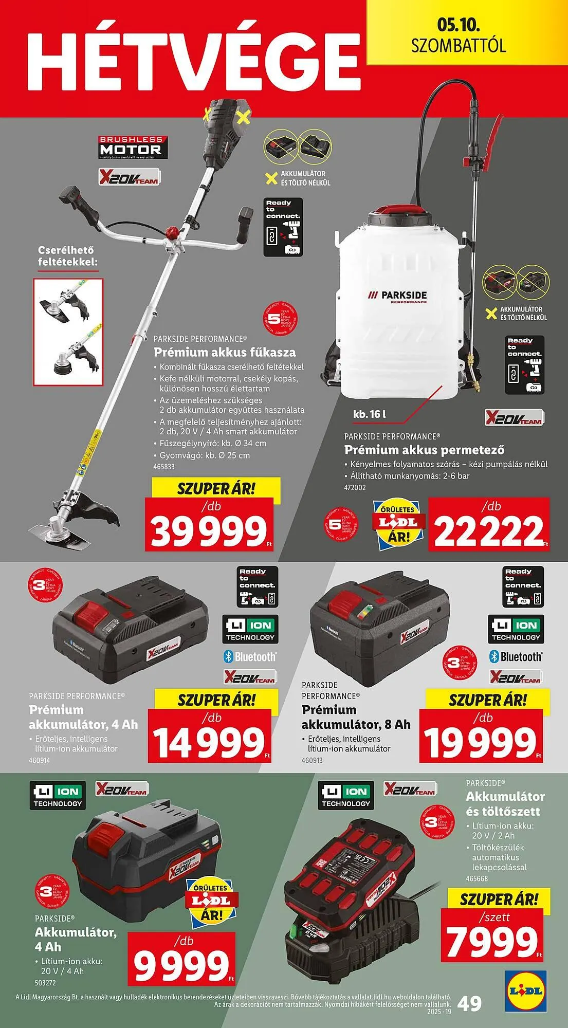 Katalógus Lidl akciós újság május 8.-tól május 14.-ig 2025. - Oldal 49