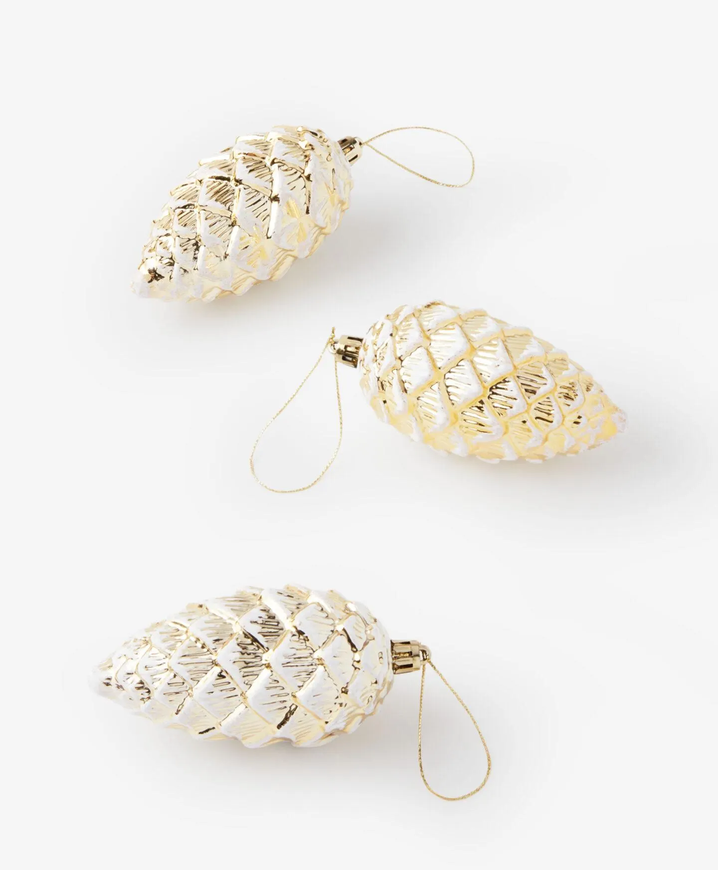 Set 3 ornamente conuri de brad