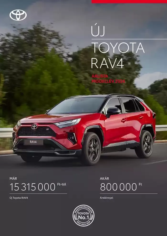 Katalógus Toyota RAV4 HYBRID január 25.-tól január 25.-ig 2026. - Oldal 1