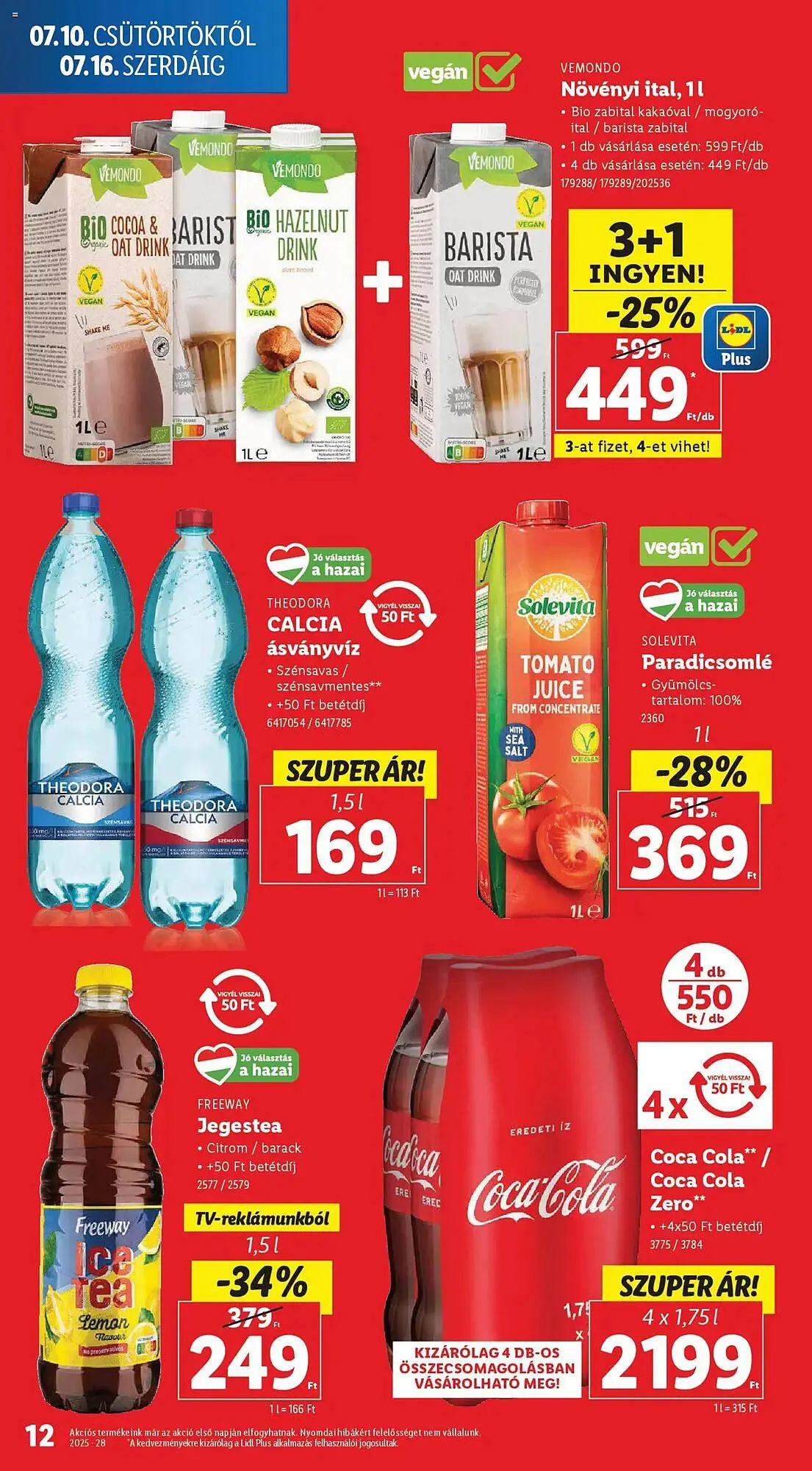 Katalógus Lidl akciós újság július 10.-tól július 16.-ig 2025. - Oldal 12