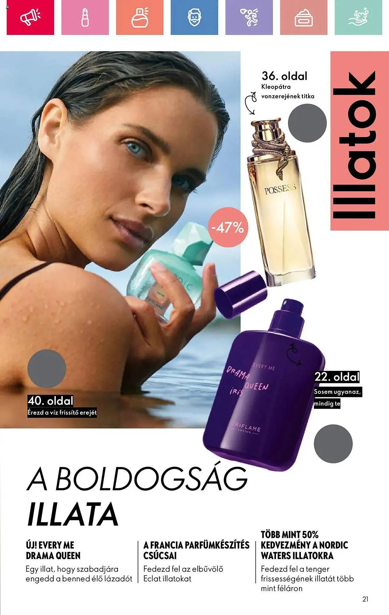 Katalógus Oriflame akciós újság április 13.-tól május 3.-ig 2025. - Oldal 21