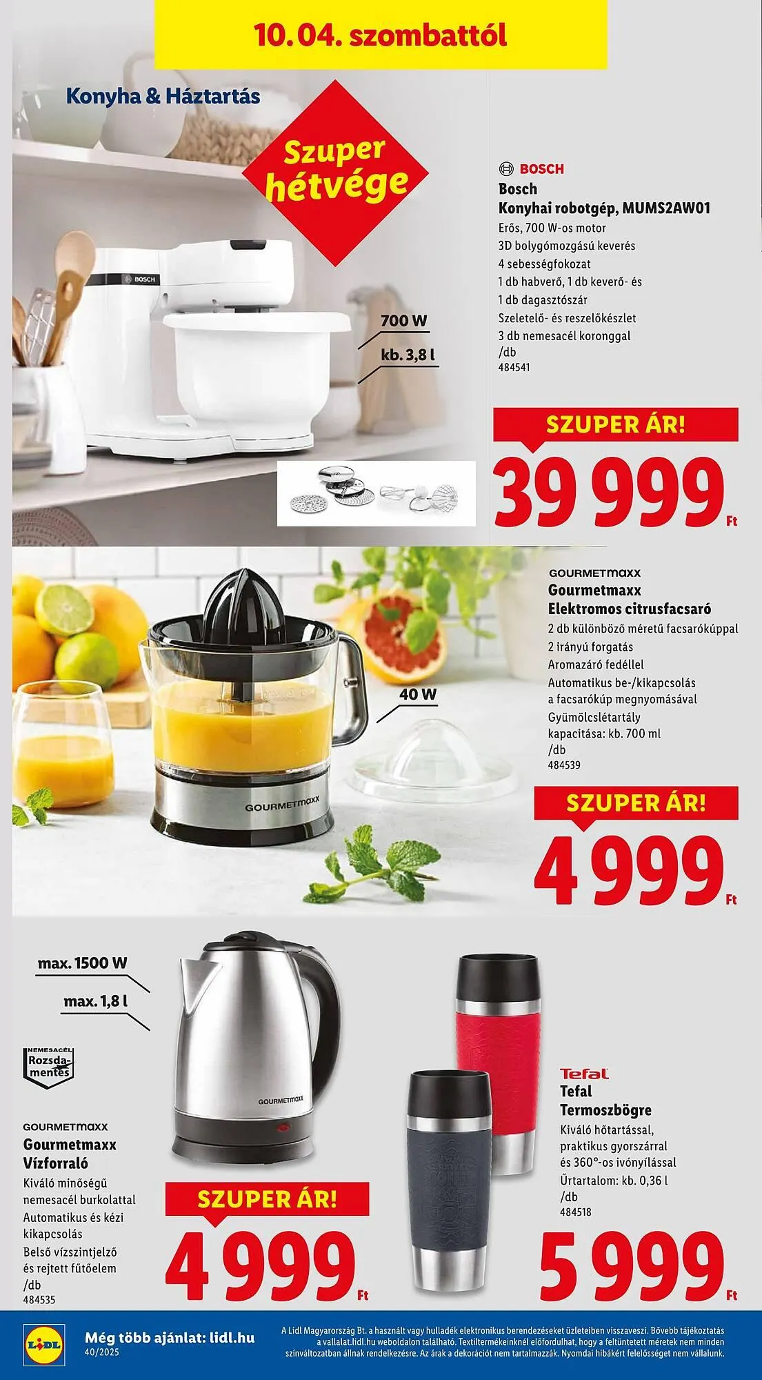 Katalógus Lidl akciós újság október 2.-tól október 8.-ig 2025. - Oldal 15